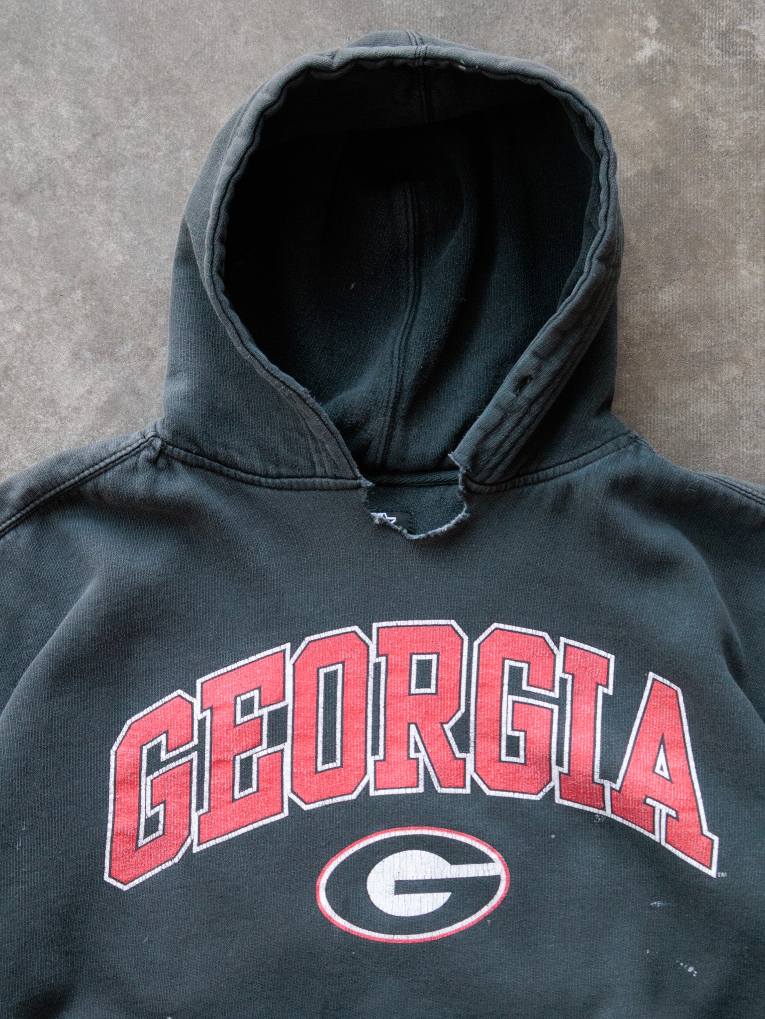 Vintage 00s Green Georgia Starter Hoodie (L)