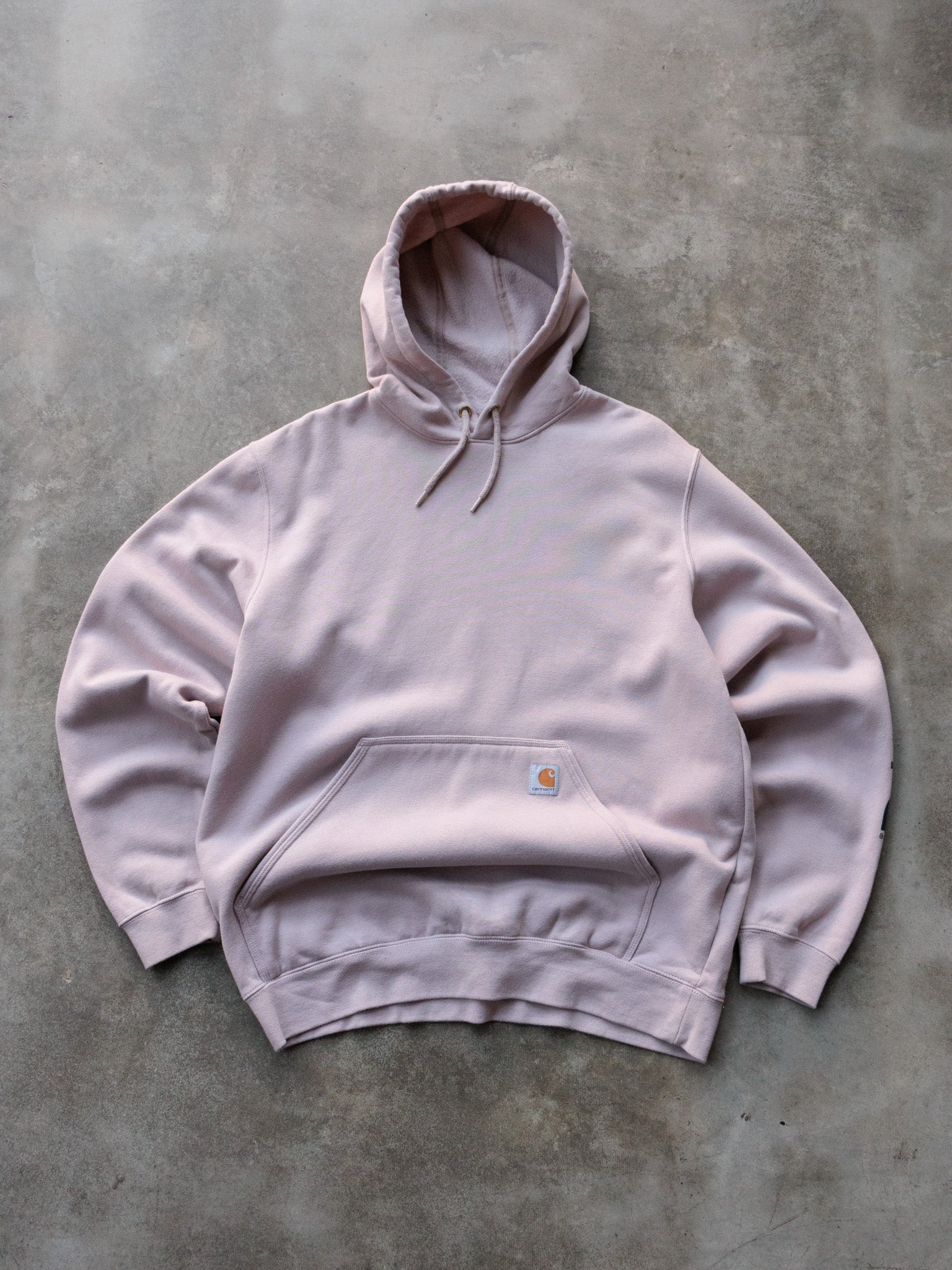 Vintage Pink Carhartt Hoodie (L)