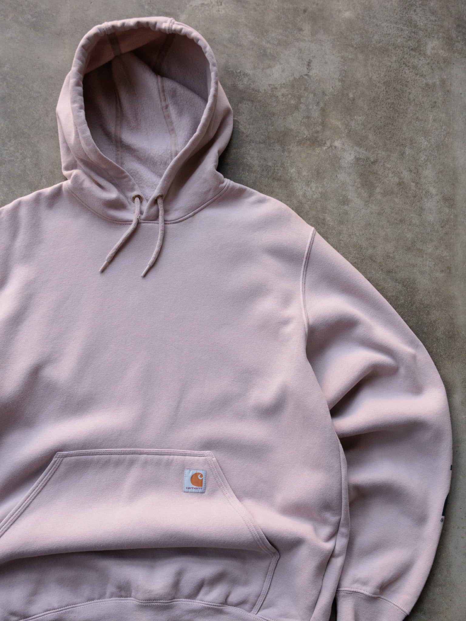 Vintage Pink Carhartt Hoodie (L)