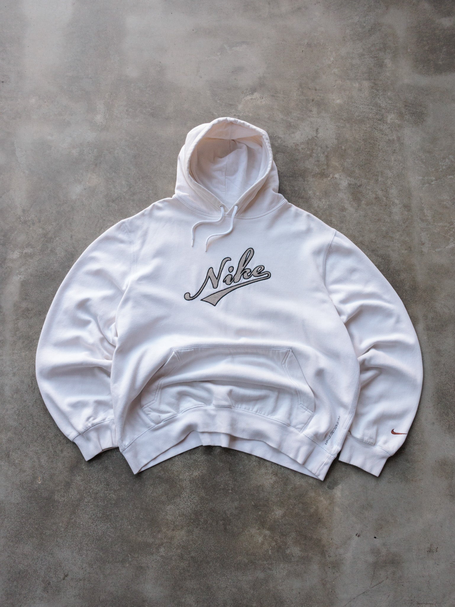 Vintage 00s White Nike Hoodie (XL)
