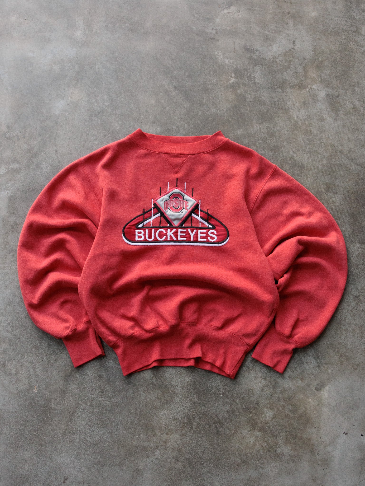 Vintage 00s Red Ohio State Buckeyes Sweatshirt (S)