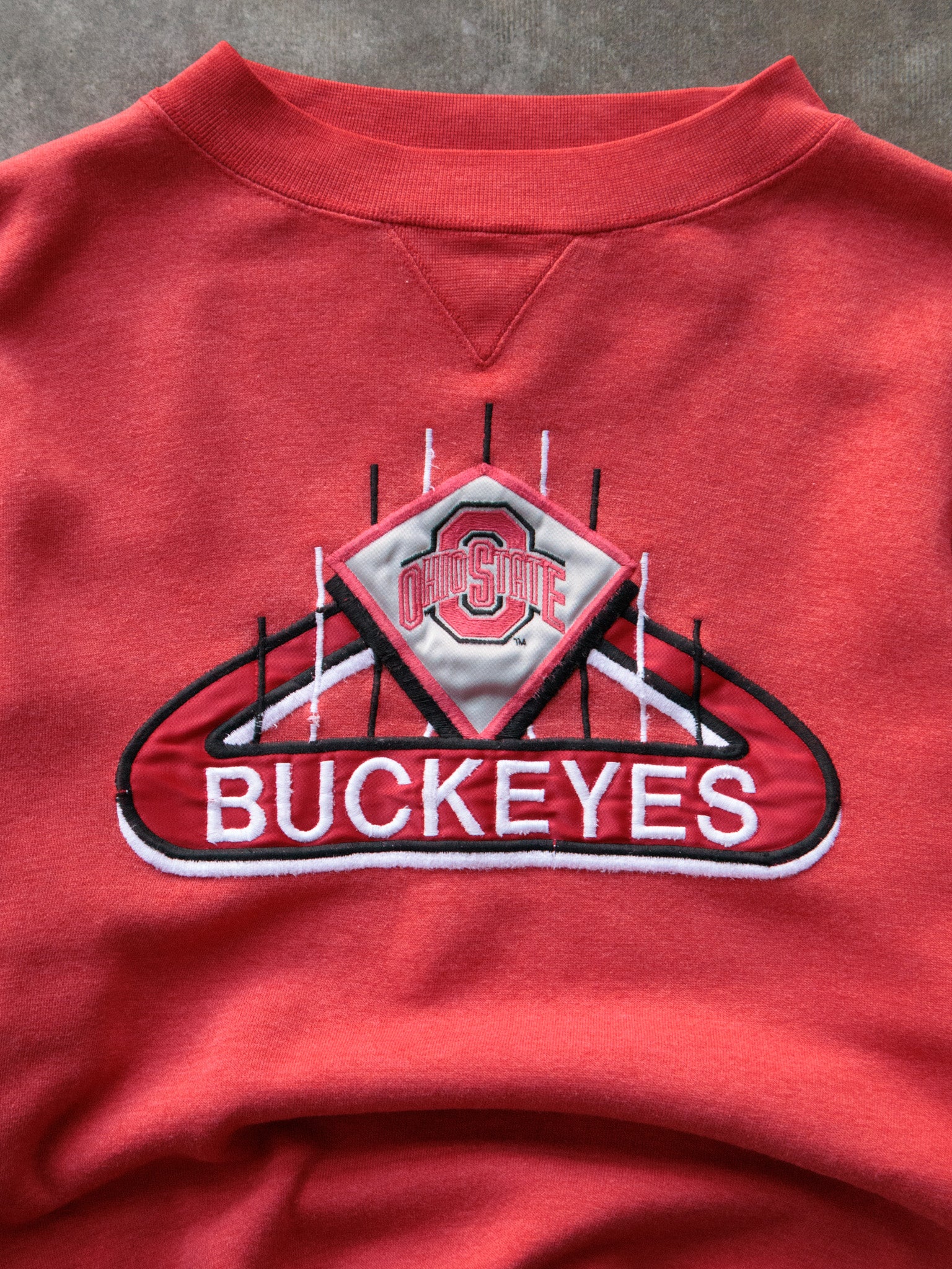 Vintage 00s Red Ohio State Buckeyes Sweatshirt (S)