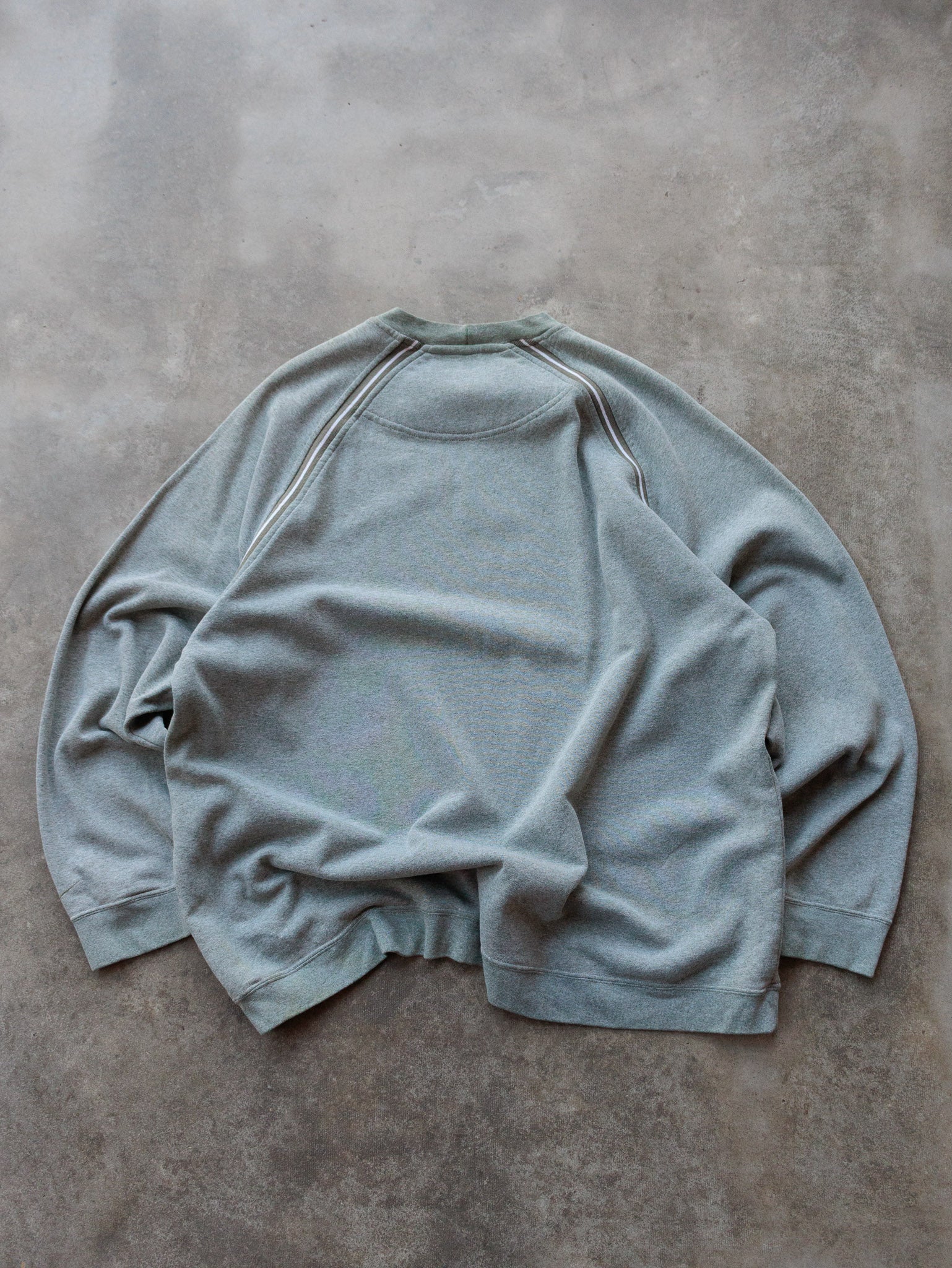 Vintage 00s Sage Nike Spell Out Sweatshirt (2XL)