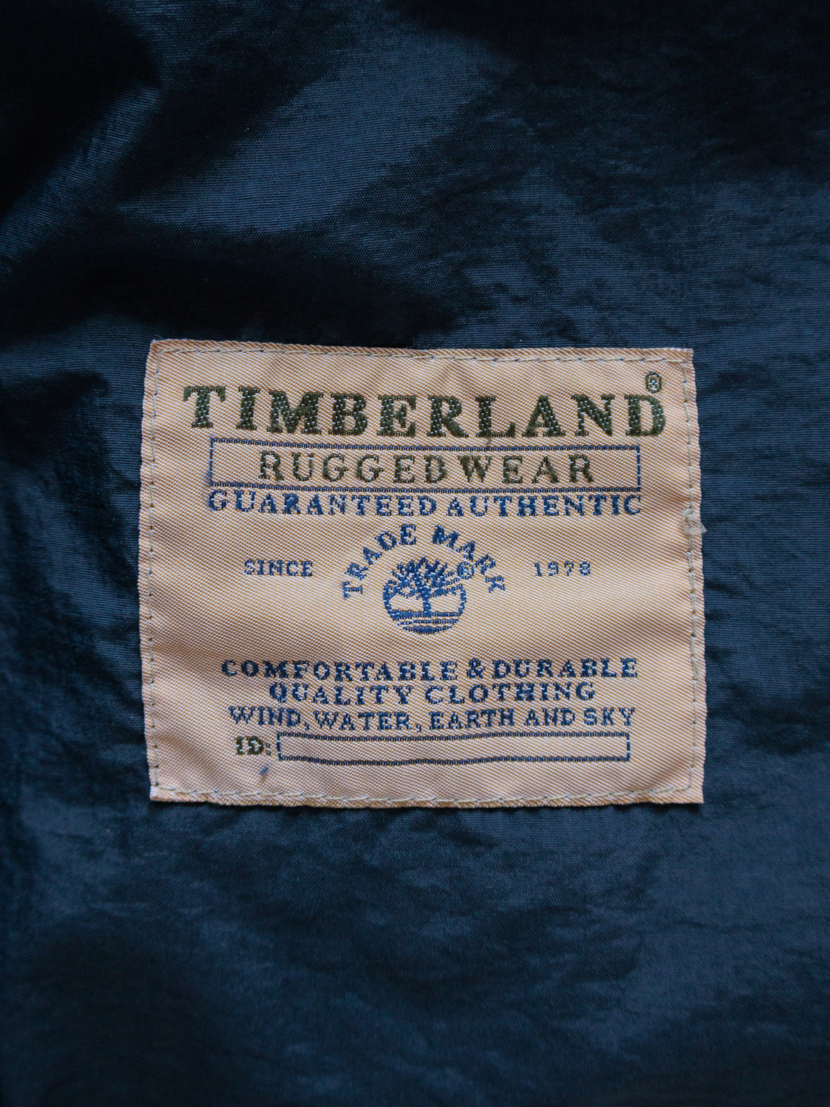 Vintage 90s Navy Timberland Windbreaker (L)