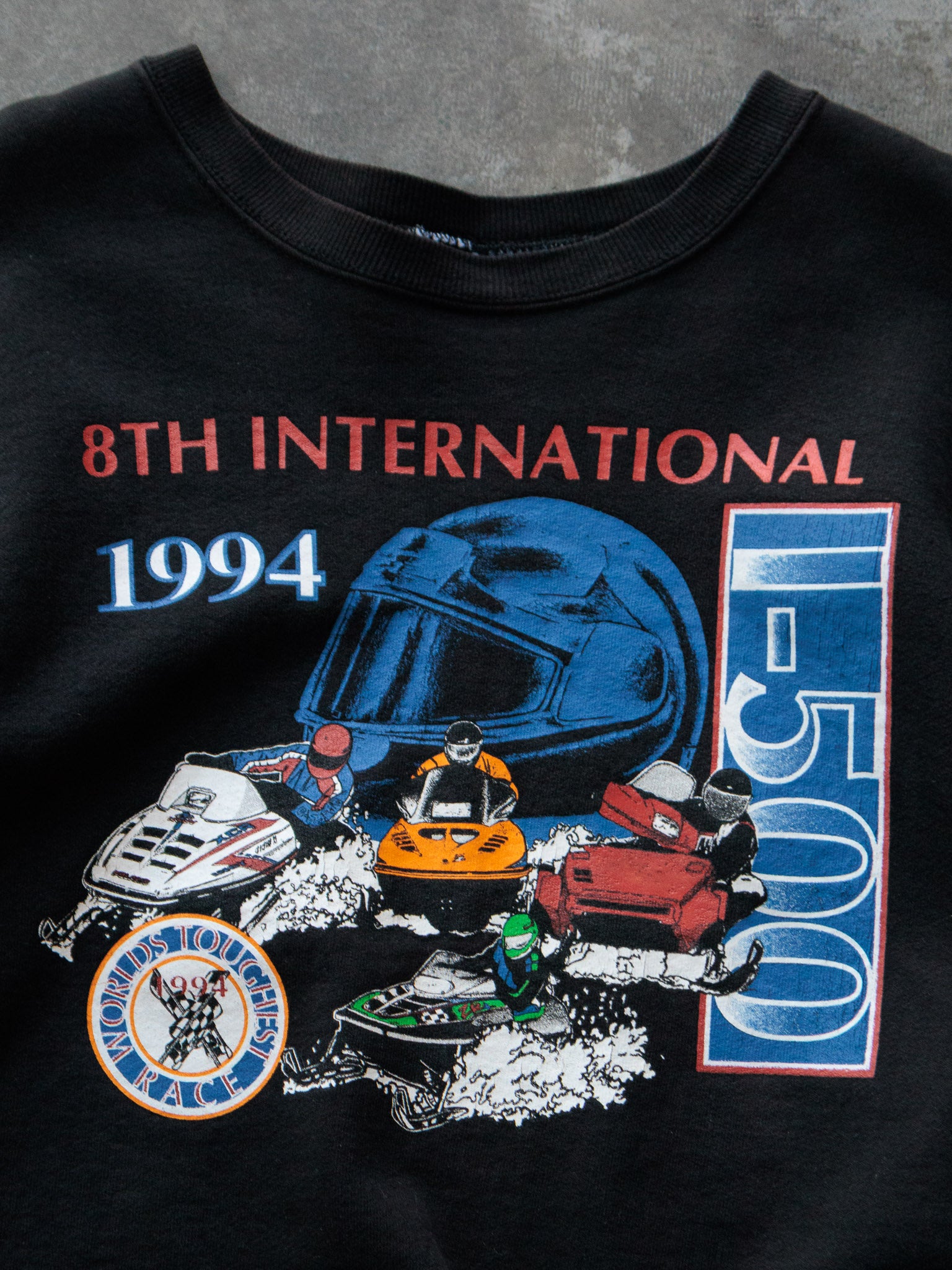 Vintage 1994 Snowmobile Racing Sweatshirt (2XL)