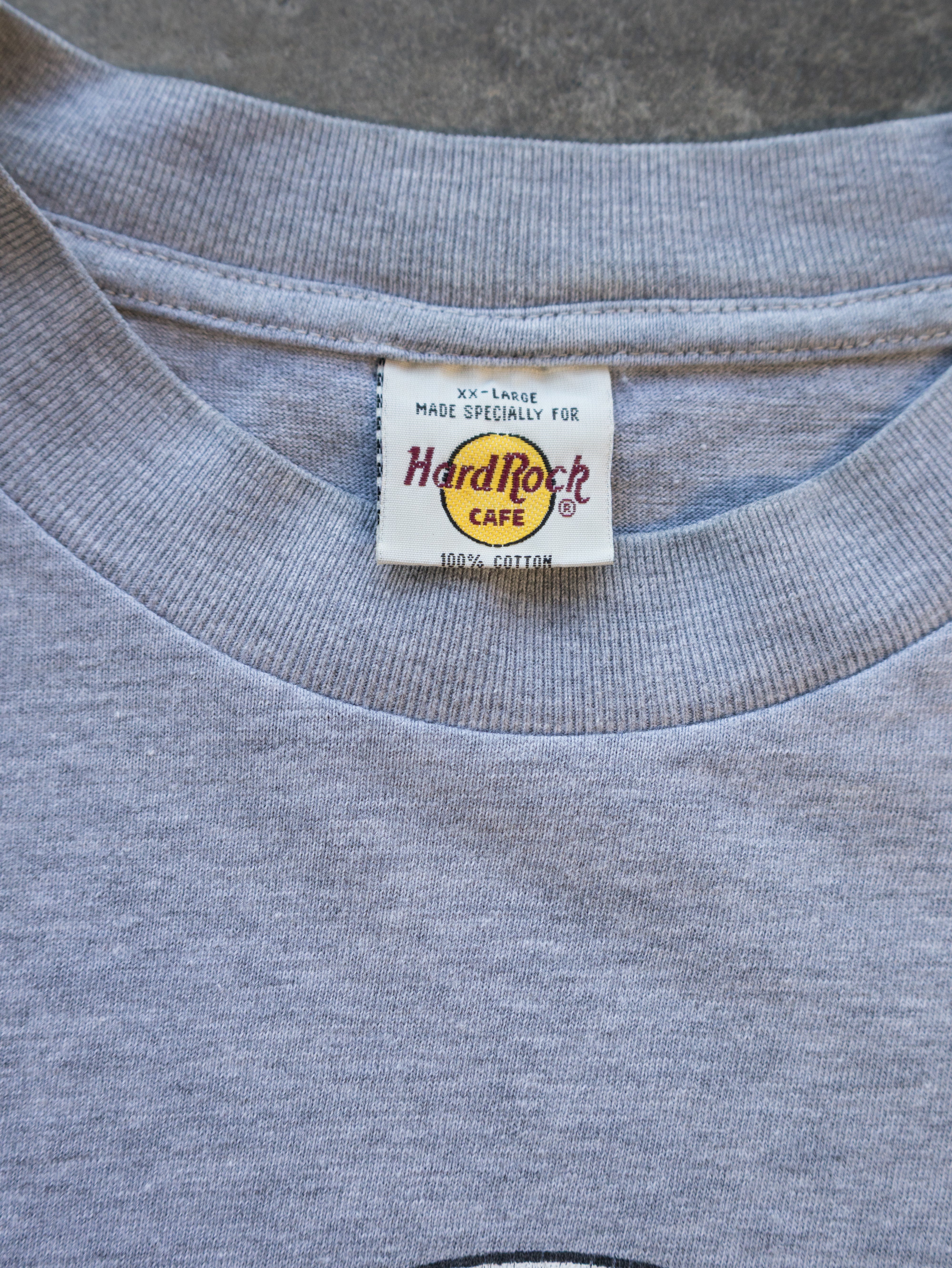 Vintage Grey Hard Rock Cafe Shanghai Tee (2XL)