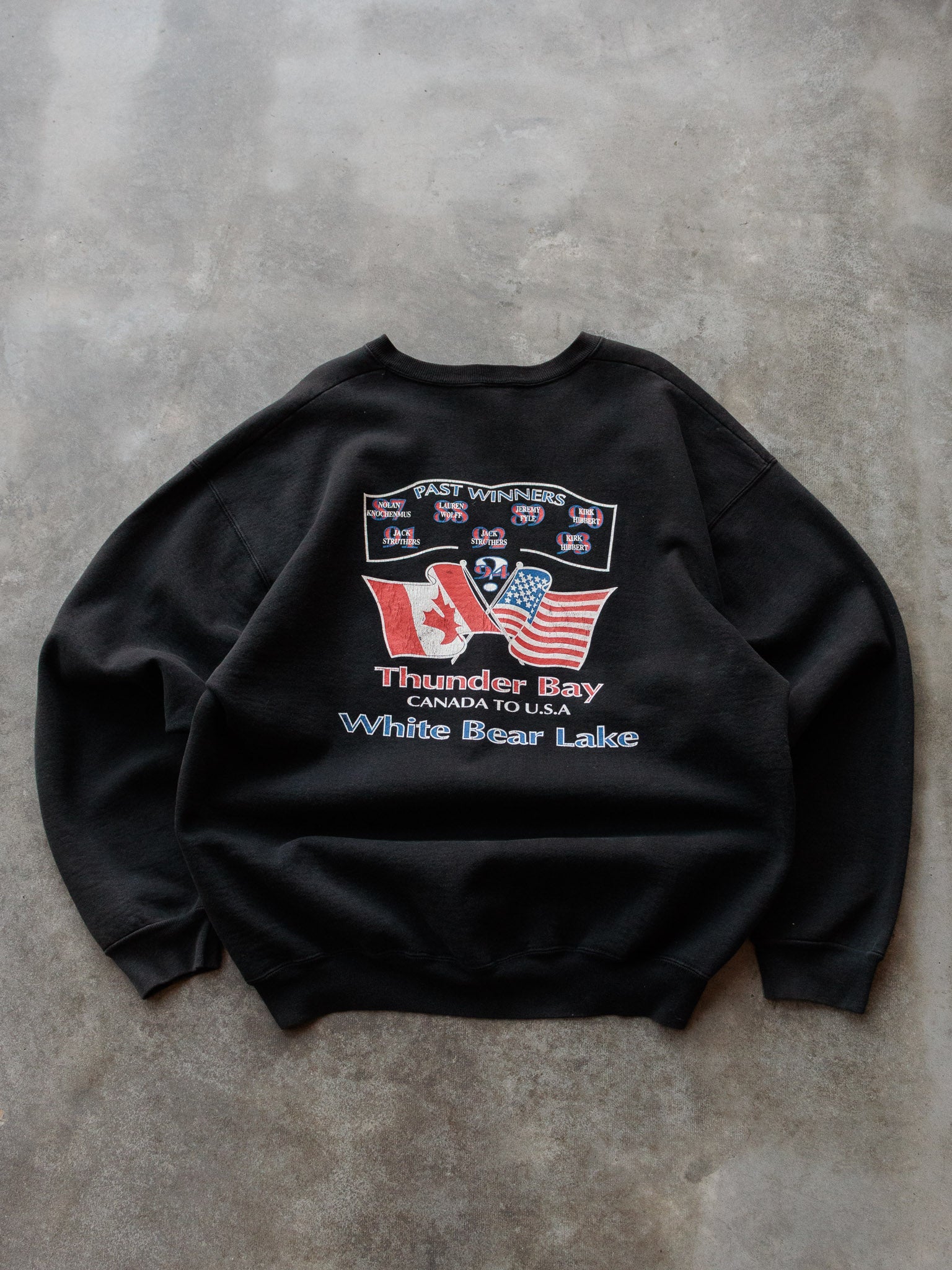Vintage 1994 Snowmobile Racing Sweatshirt (2XL)