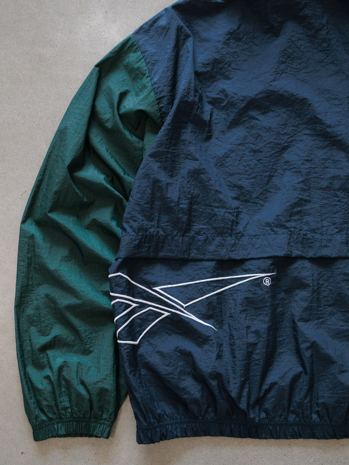 Vintage Navy Reebok Colourblock Windbreaker (-)