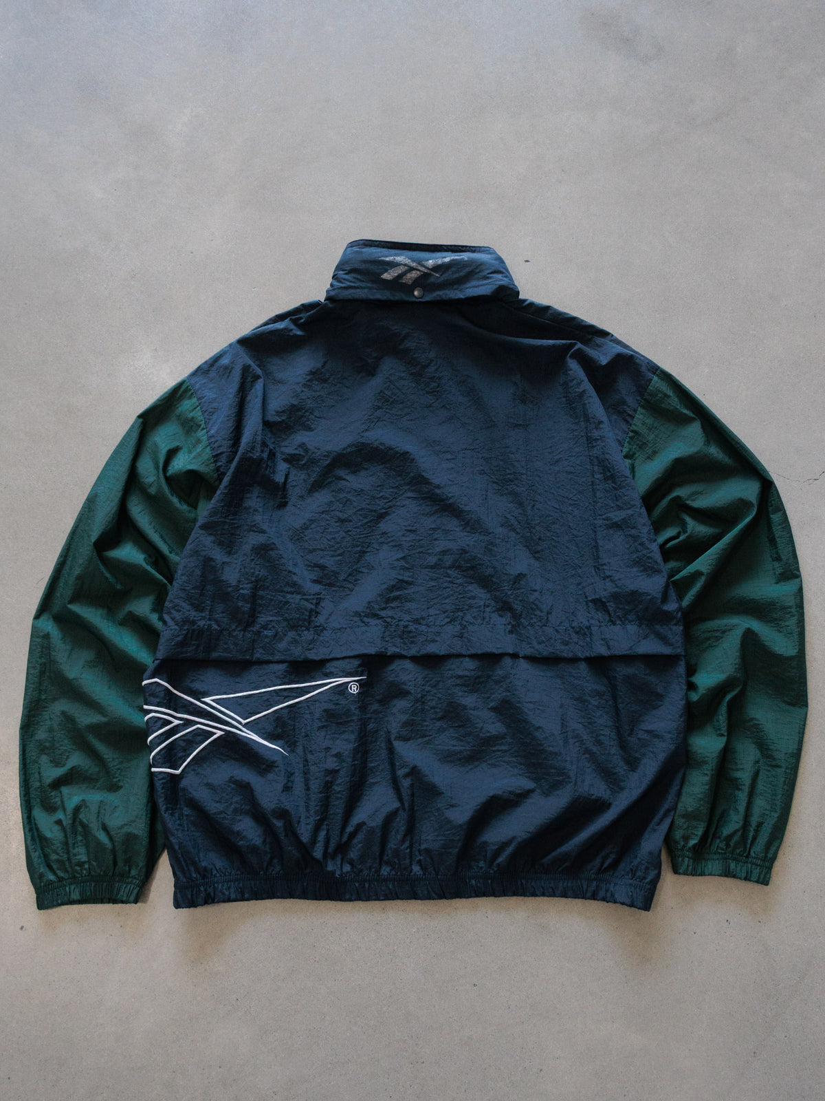 Vintage Navy Reebok Colourblock Windbreaker (-)