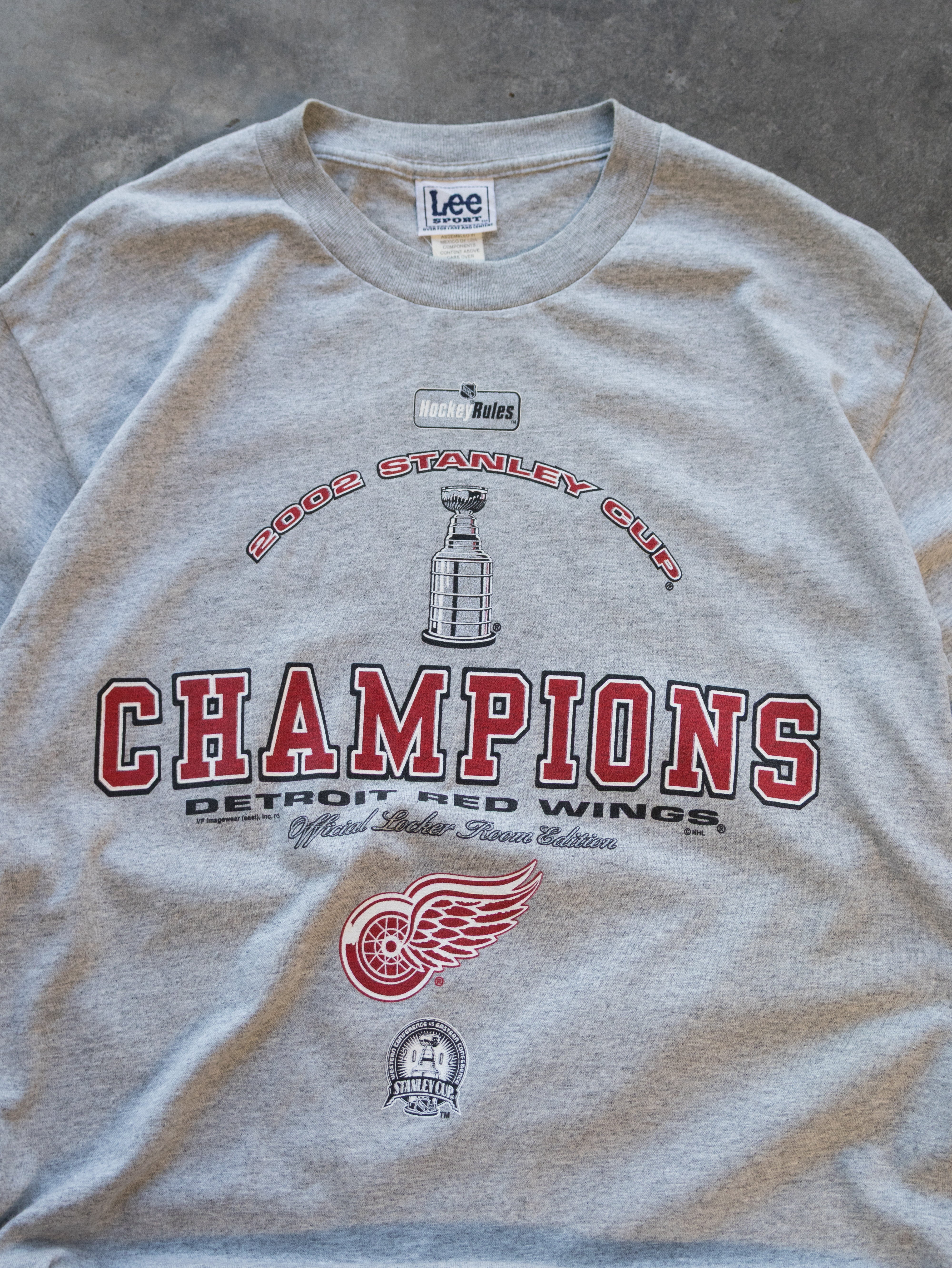 Vintage 2002 Detroit Red Wings Long Sleeve (M)
