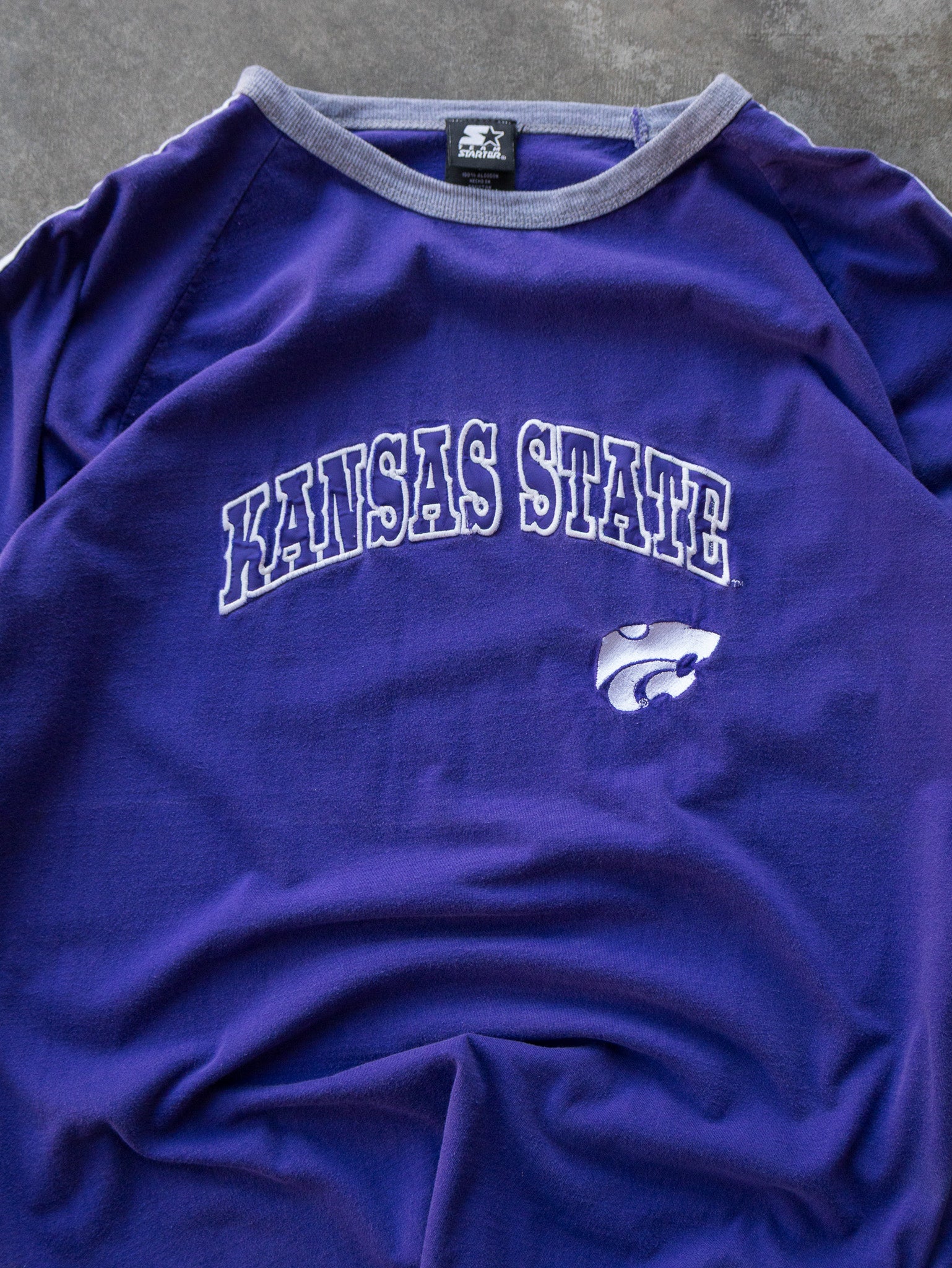 Vintage 00s Purple Starter Kansas State Wildcats Long Sleeve (L)