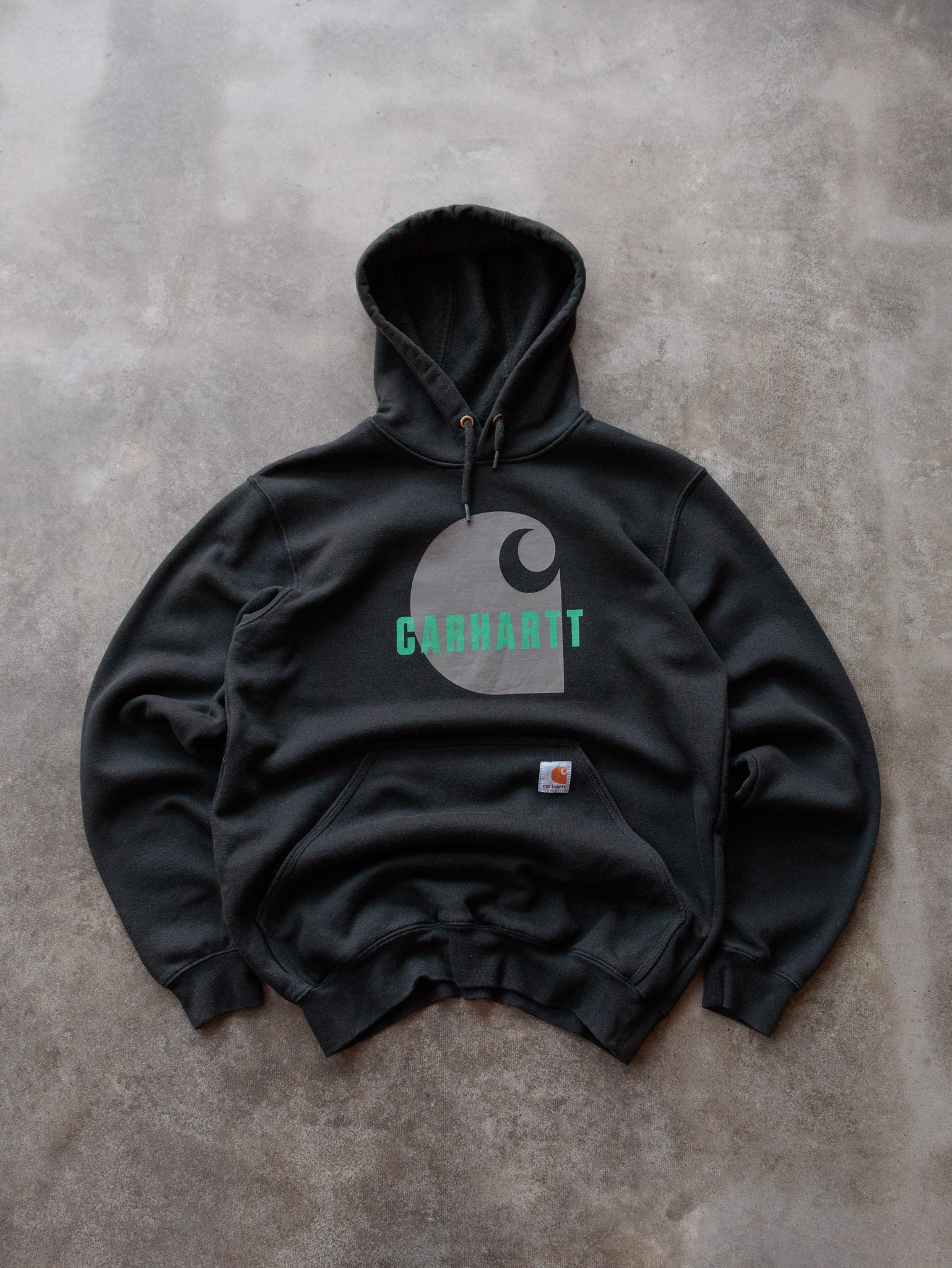 Vintage Black Carhartt Hoodie (S)