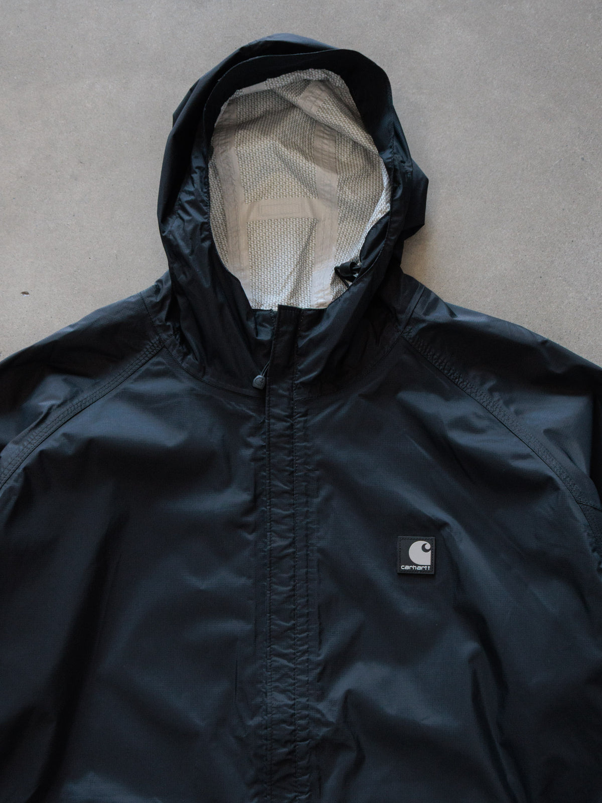 Vintage Carhartt J219 BLK 'Black' Windbreaker (XL)
