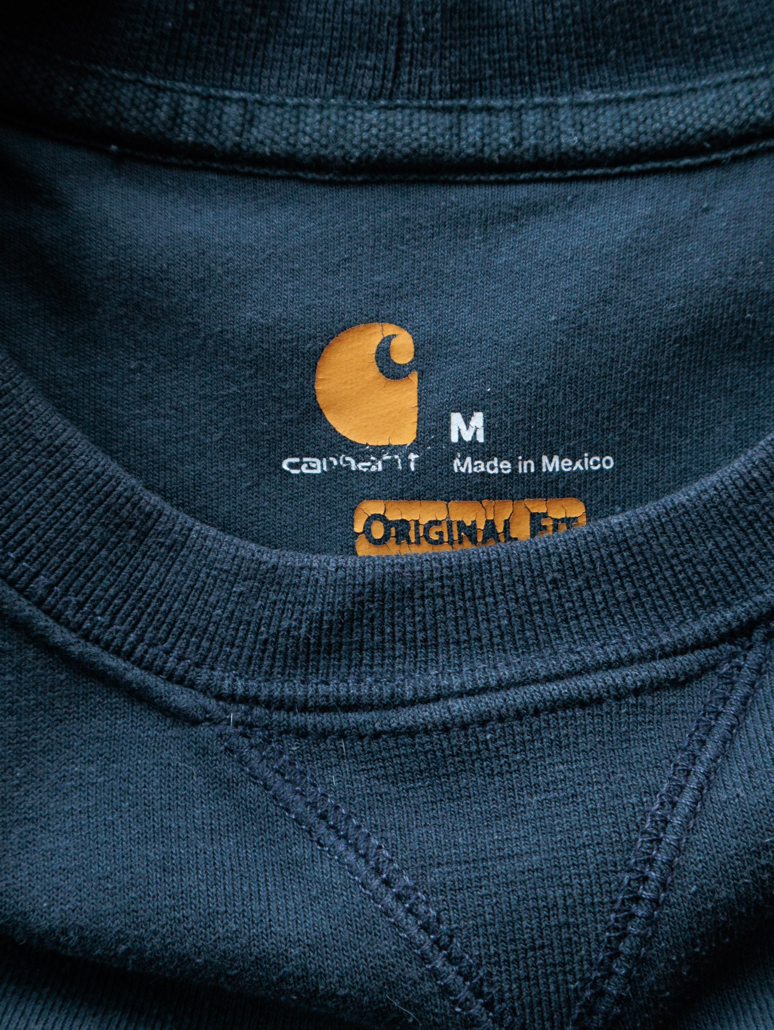 Vintage Green Carhartt Pocket Sweatshirt (M)