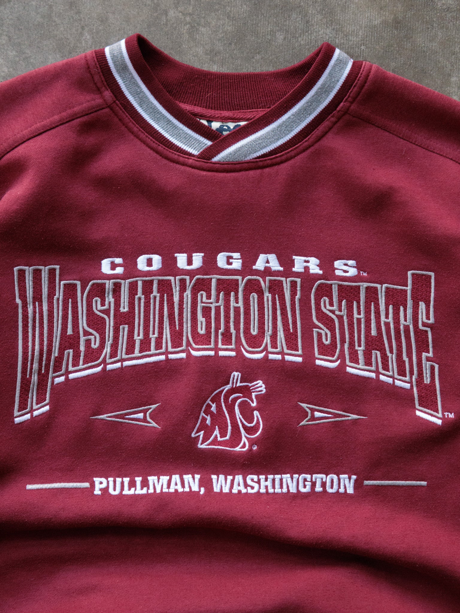 Vintage 90s Red Washington State Cougars Lee Sport Sweatshirt (M)