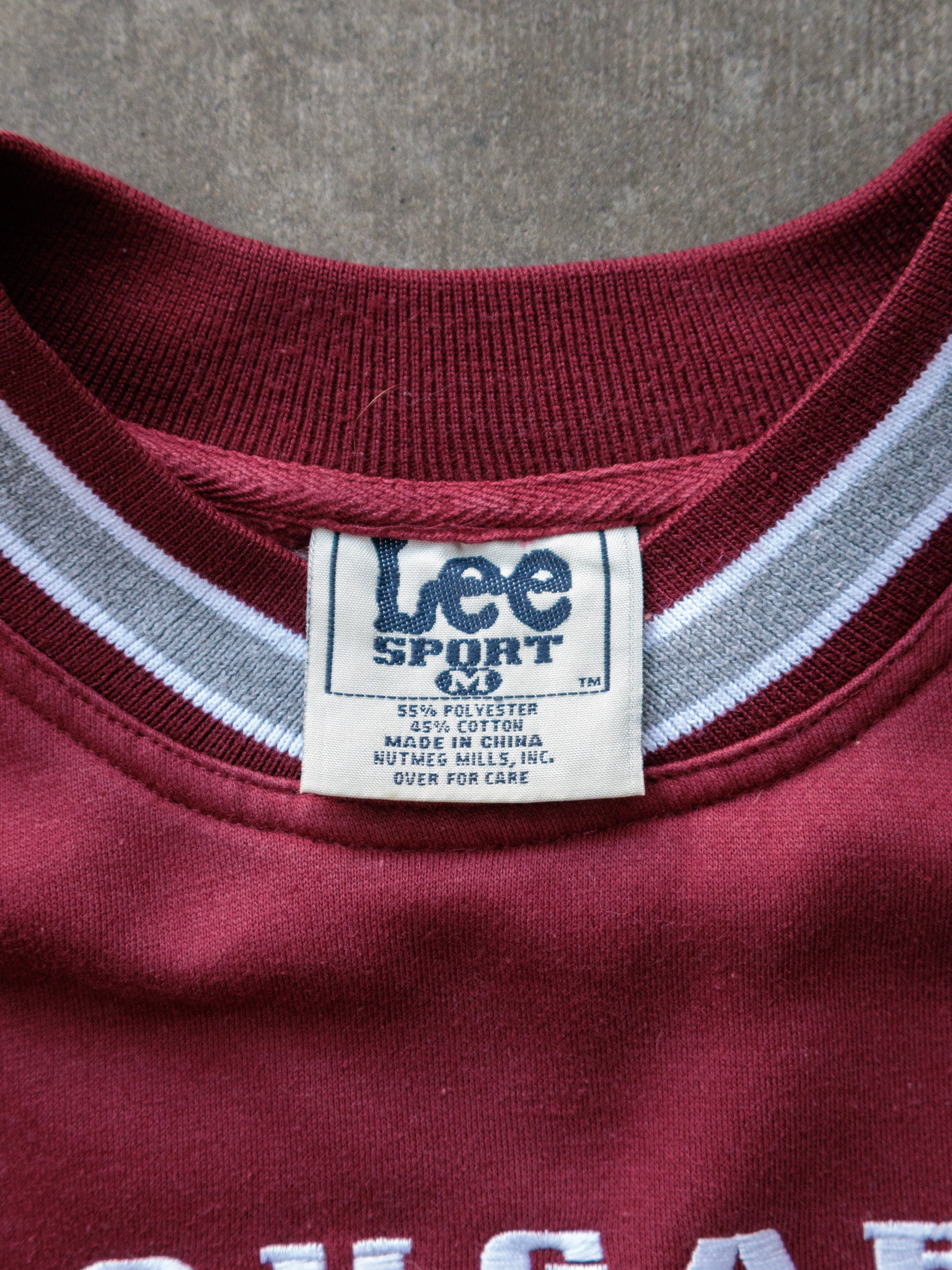 Vintage 90s Red Washington State Cougars Lee Sport Sweatshirt (M)