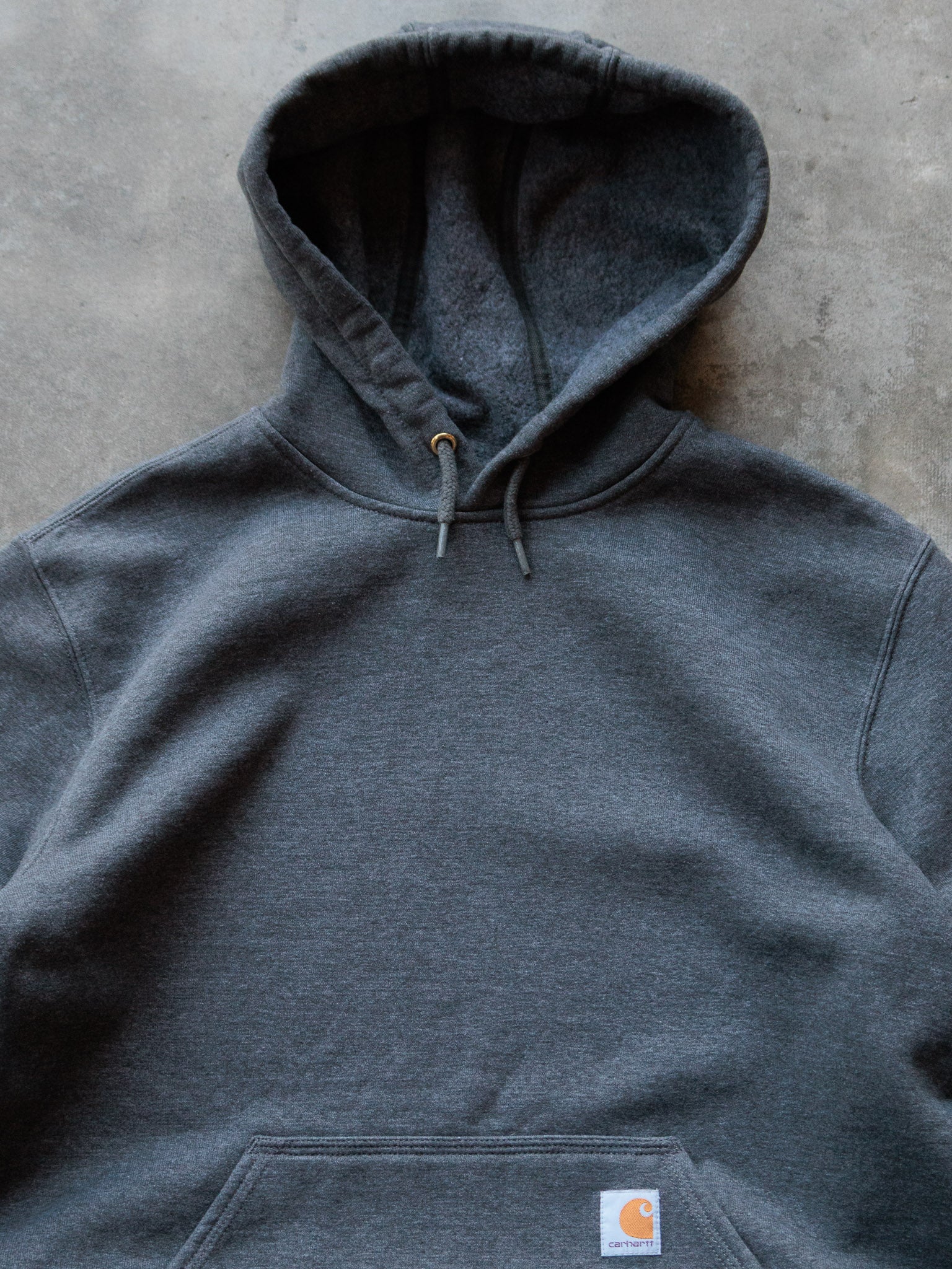 Vintage Grey Carhartt Hoodie (M)