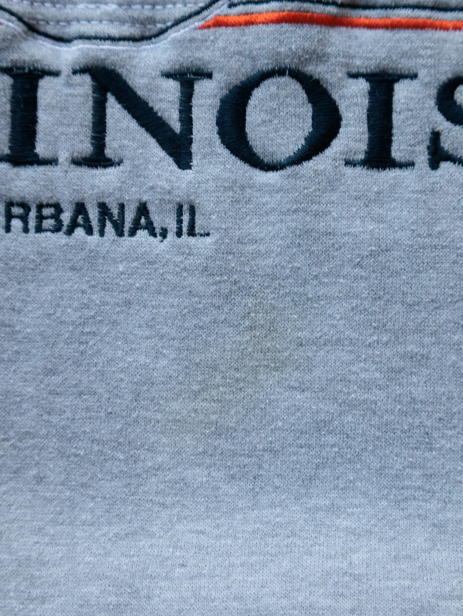 Vintage 00s Grey Illinois Sweatshirt (XL)