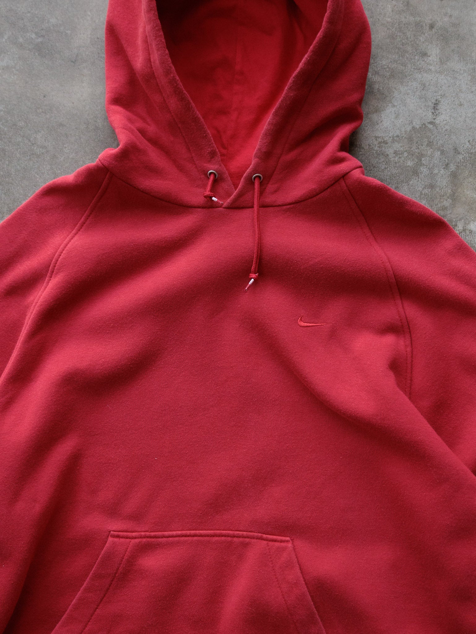 Vintage 00s Red Nike Hoodie (XL)