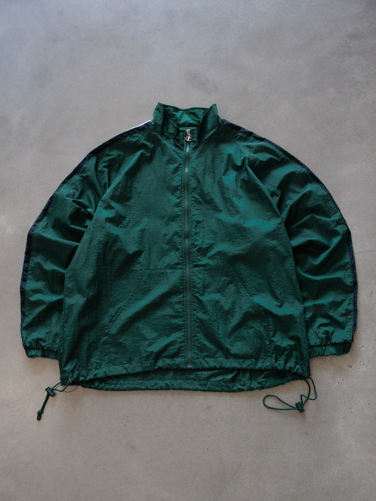 Vintage 90s Green Champion Windbreaker (XL)