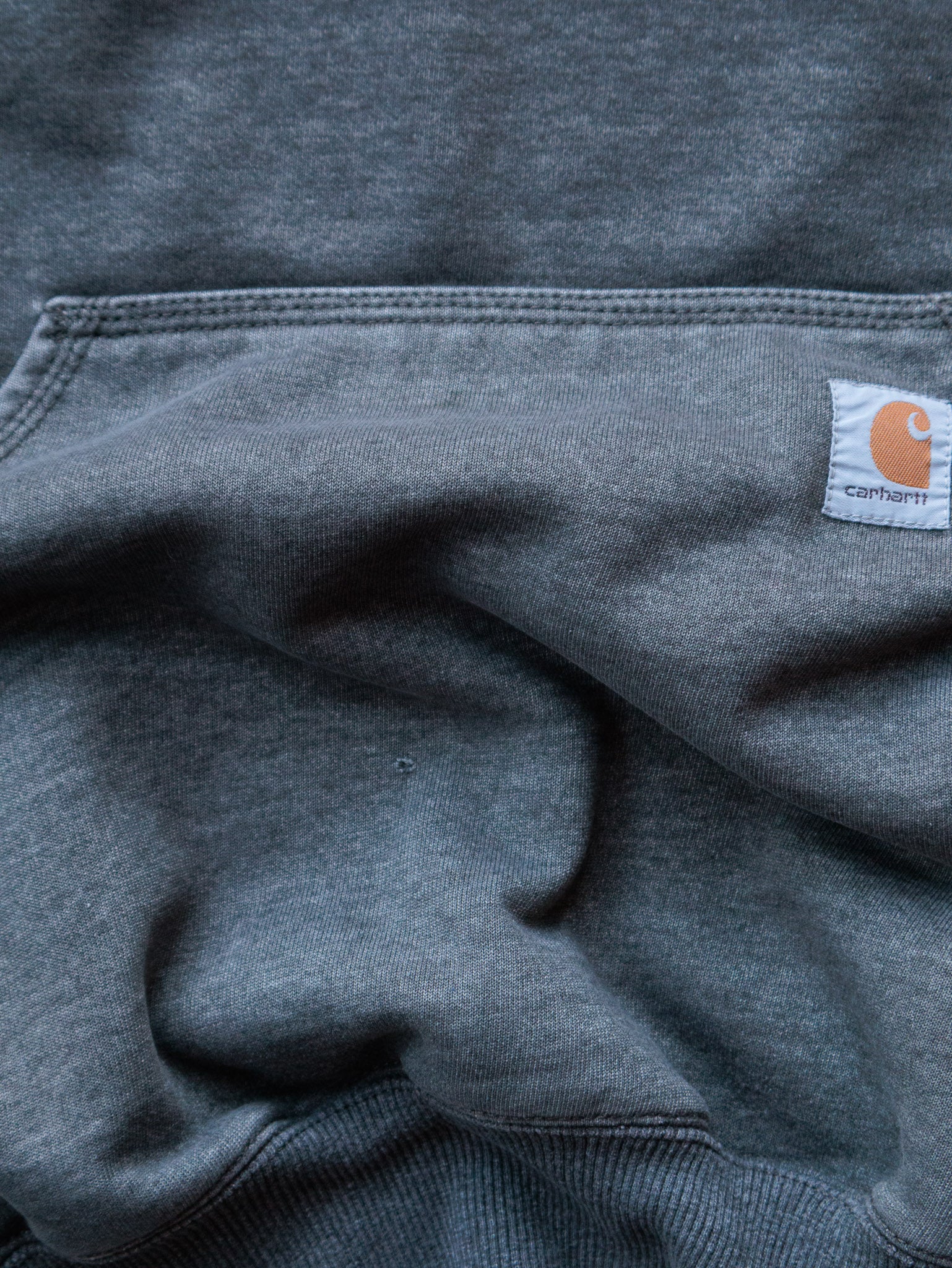 Vintage Grey Carhartt Hoodie (L)