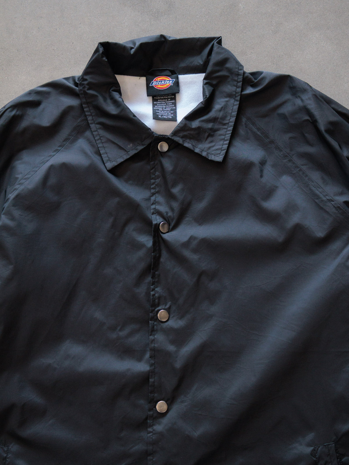 Vintage Black Dickies Coach Jacket (XL)