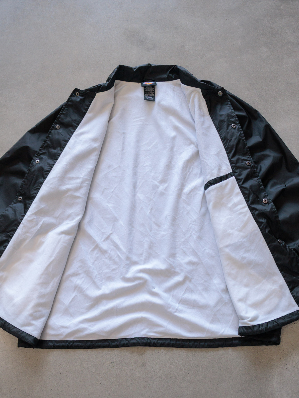 Vintage Black Dickies Coach Jacket (XL)