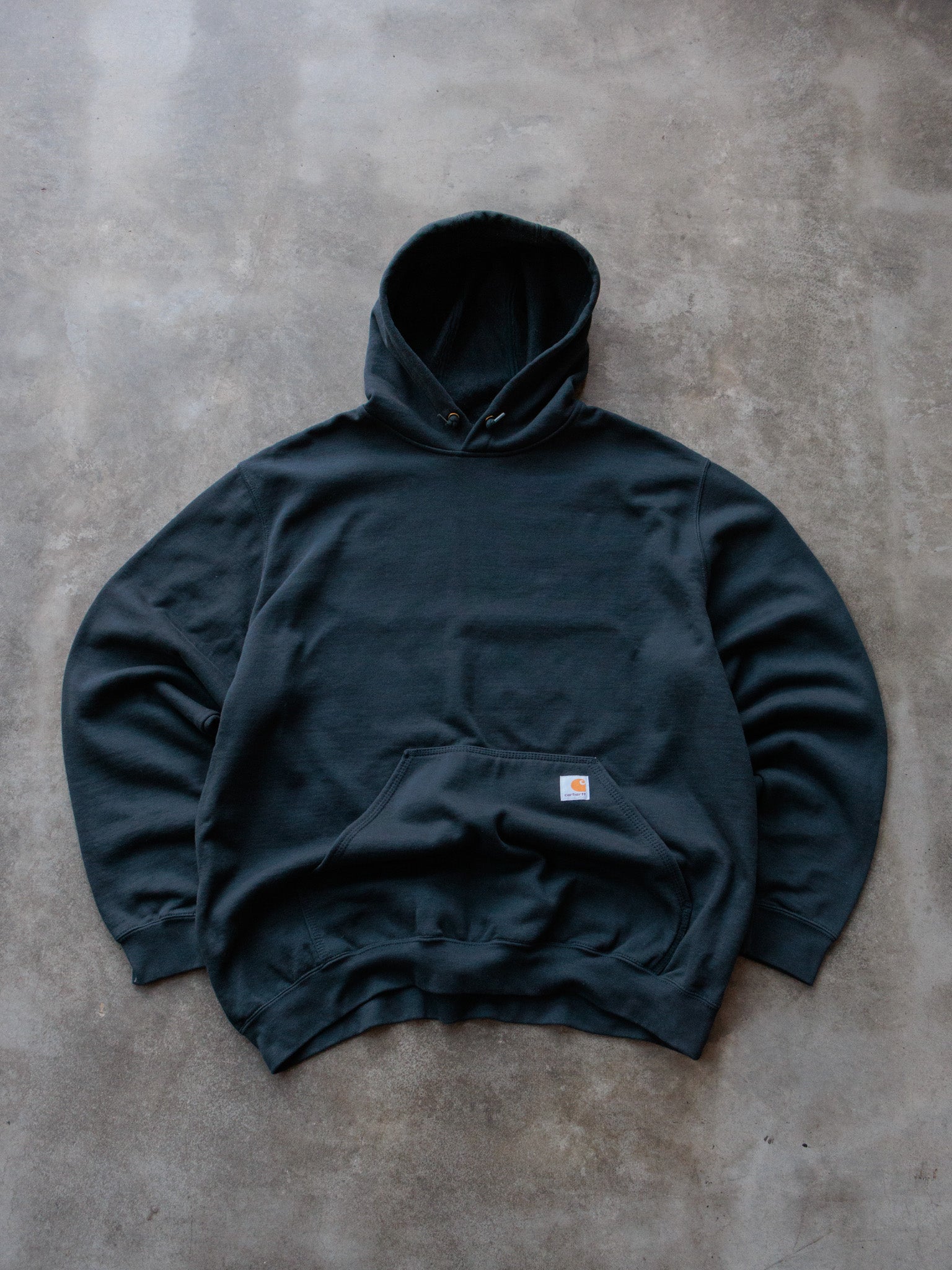 Vintage Black Carhartt Hoodie (XL)