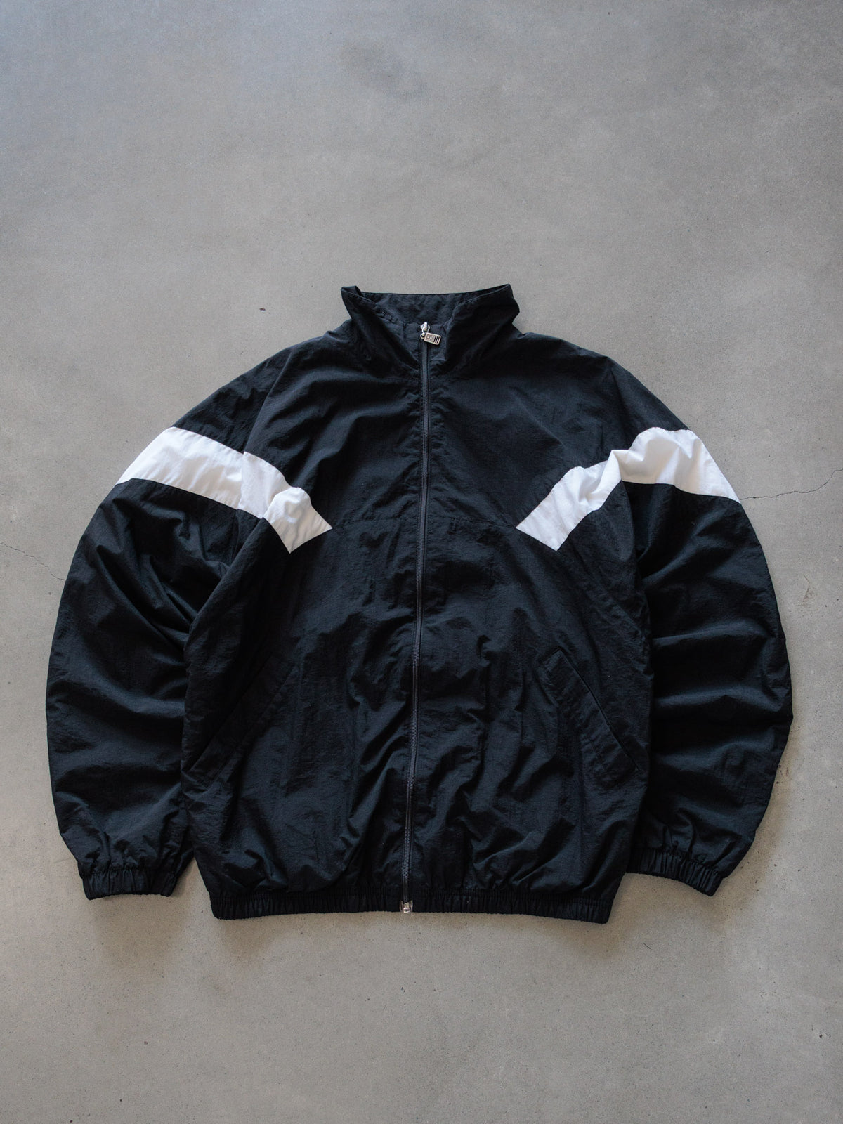Vintage 90s Black Russell Athletic Indians Jacket (S)
