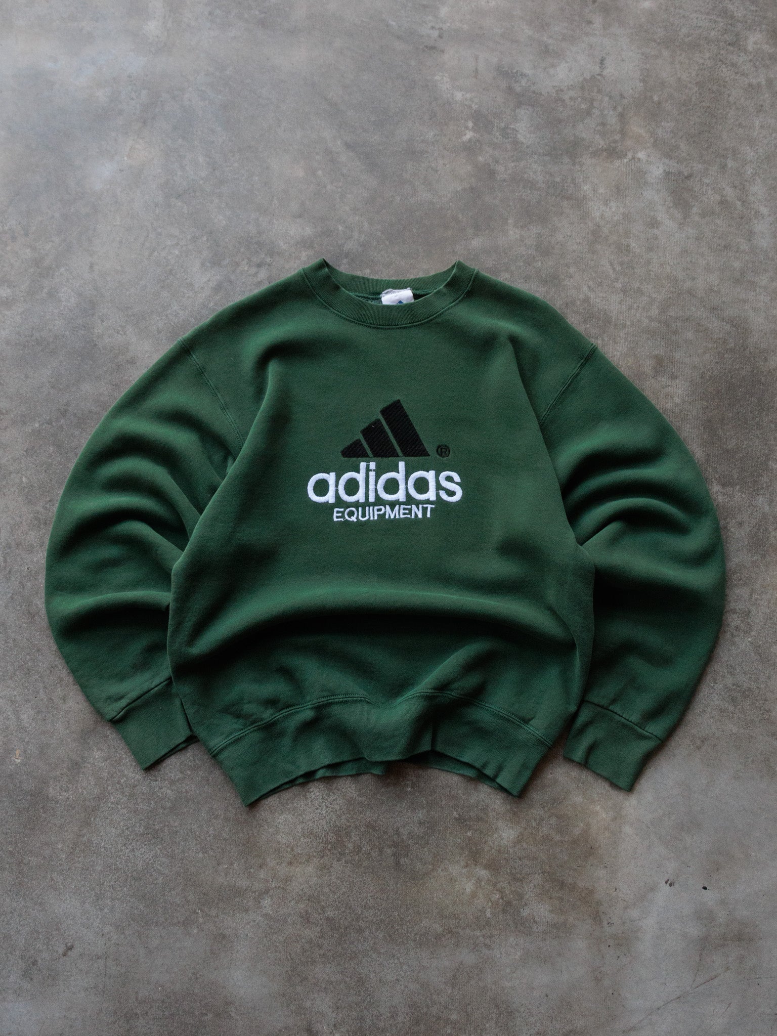 Vintage 90s Green Adidas Equipment Sweatshirt (M)