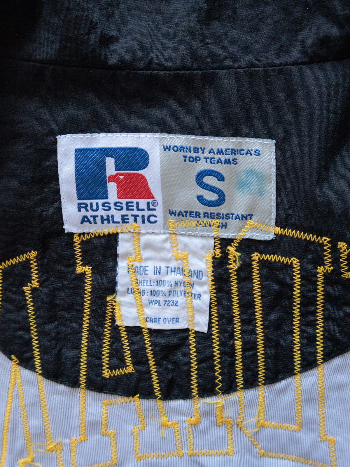 Vintage 90s Black Russell Athletic Indians Jacket (S)