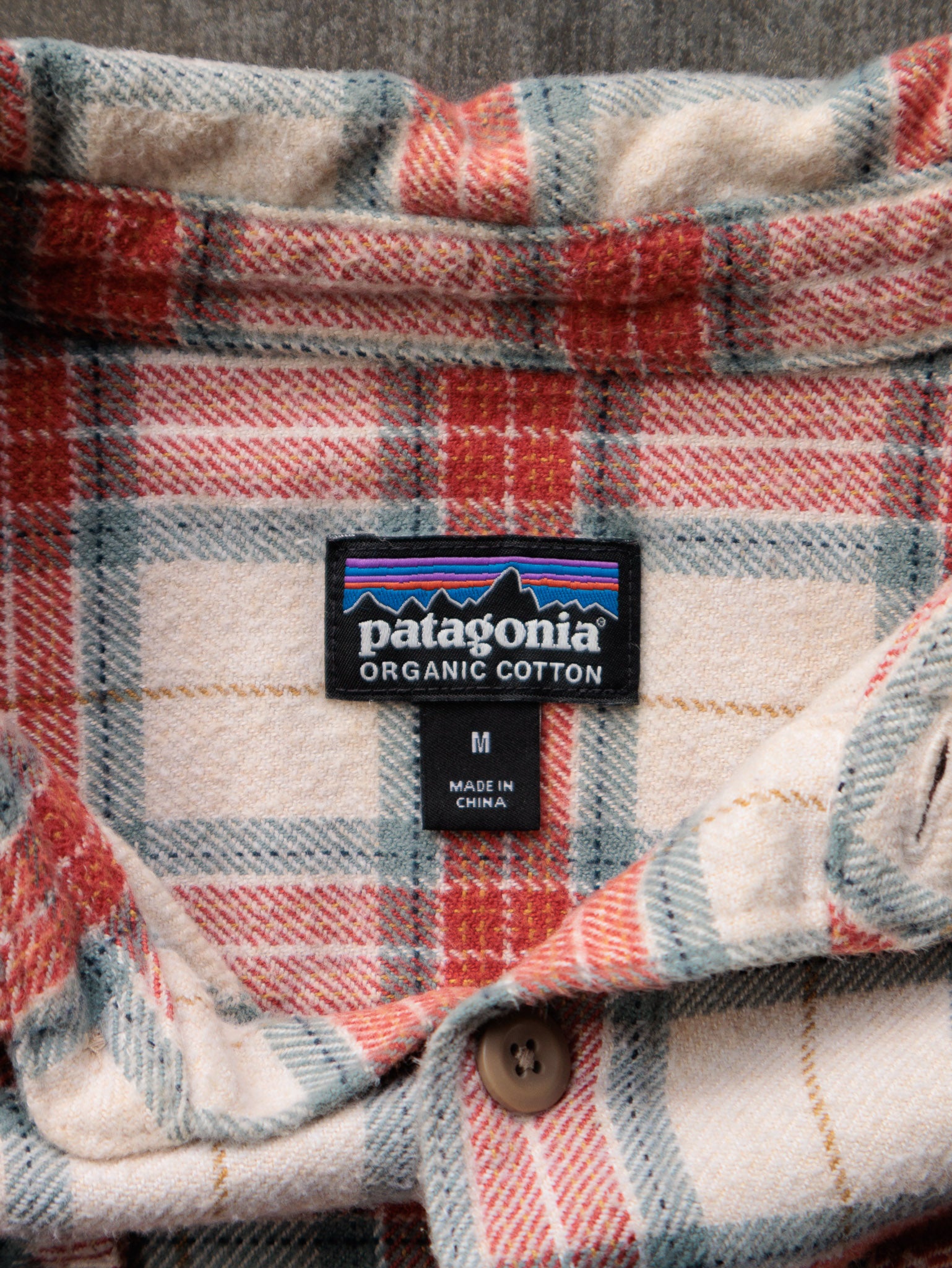 Vintage Patagonia Red Plaid Flannel Shirt (M)