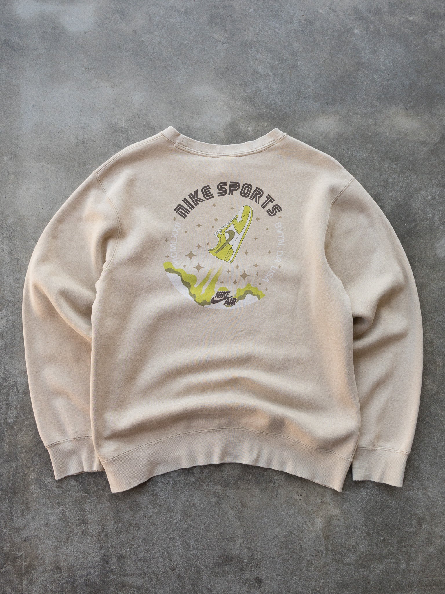 Vintage Beige Nike Air Sweatshirt (L)