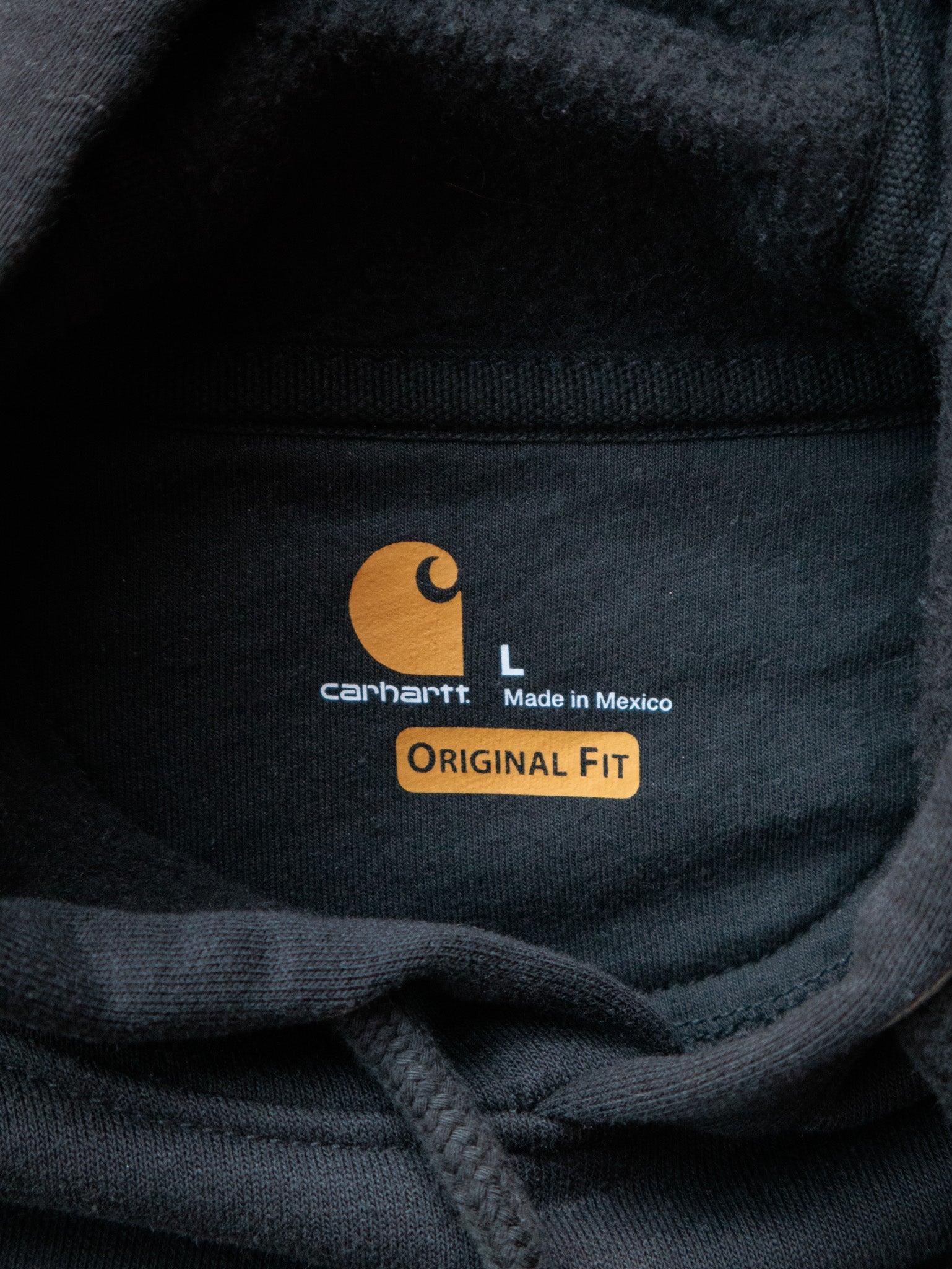 Vintage Black Carhartt Hoodie (L)