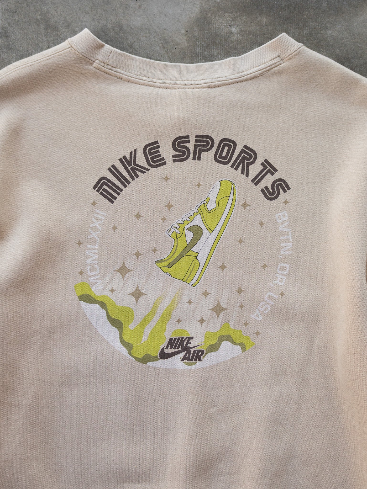 Vintage Beige Nike Air Sweatshirt (L)