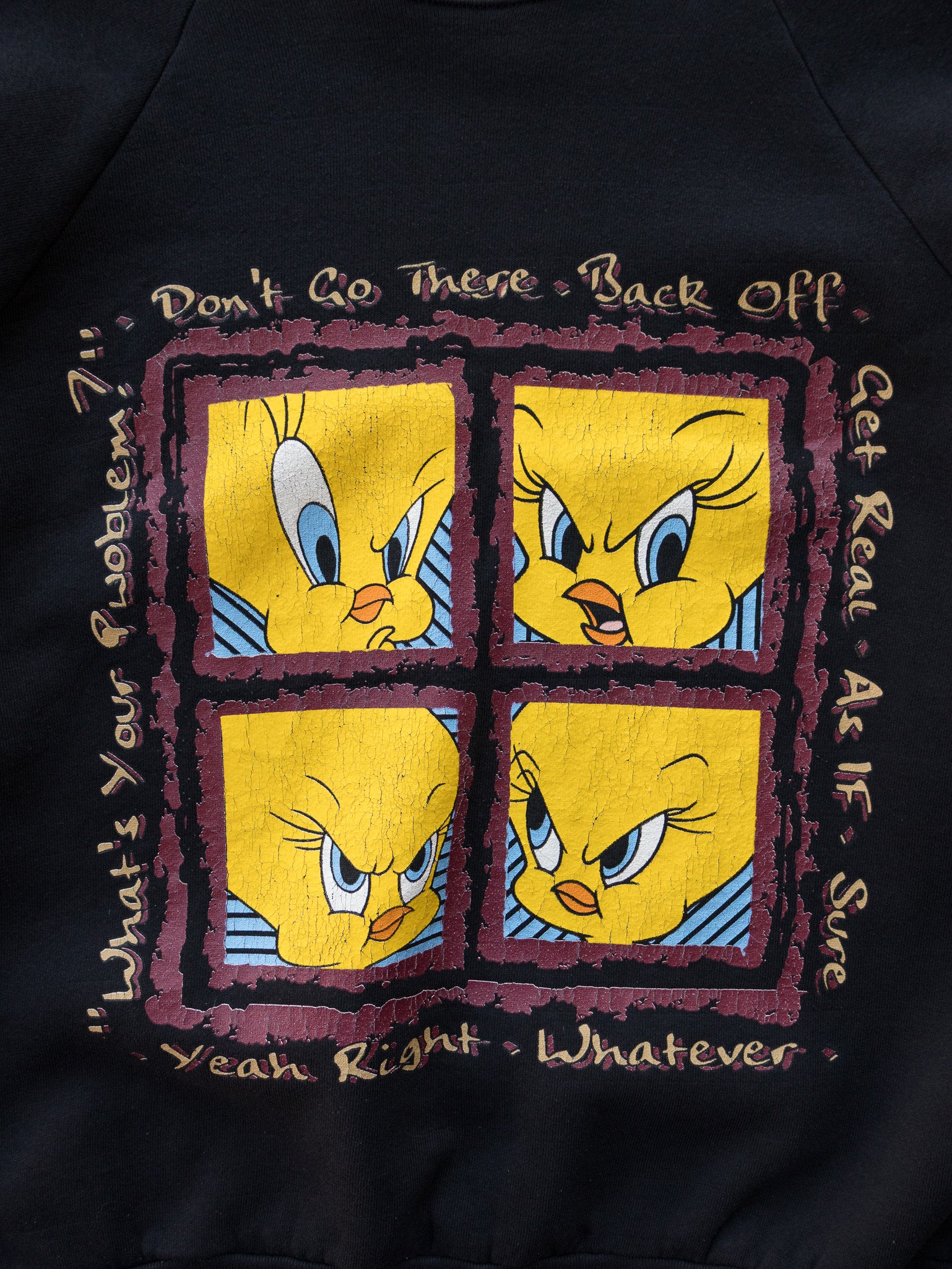 Vintage 1997 Tweety Yeah Right, Whatever Sweatshirt (XL)