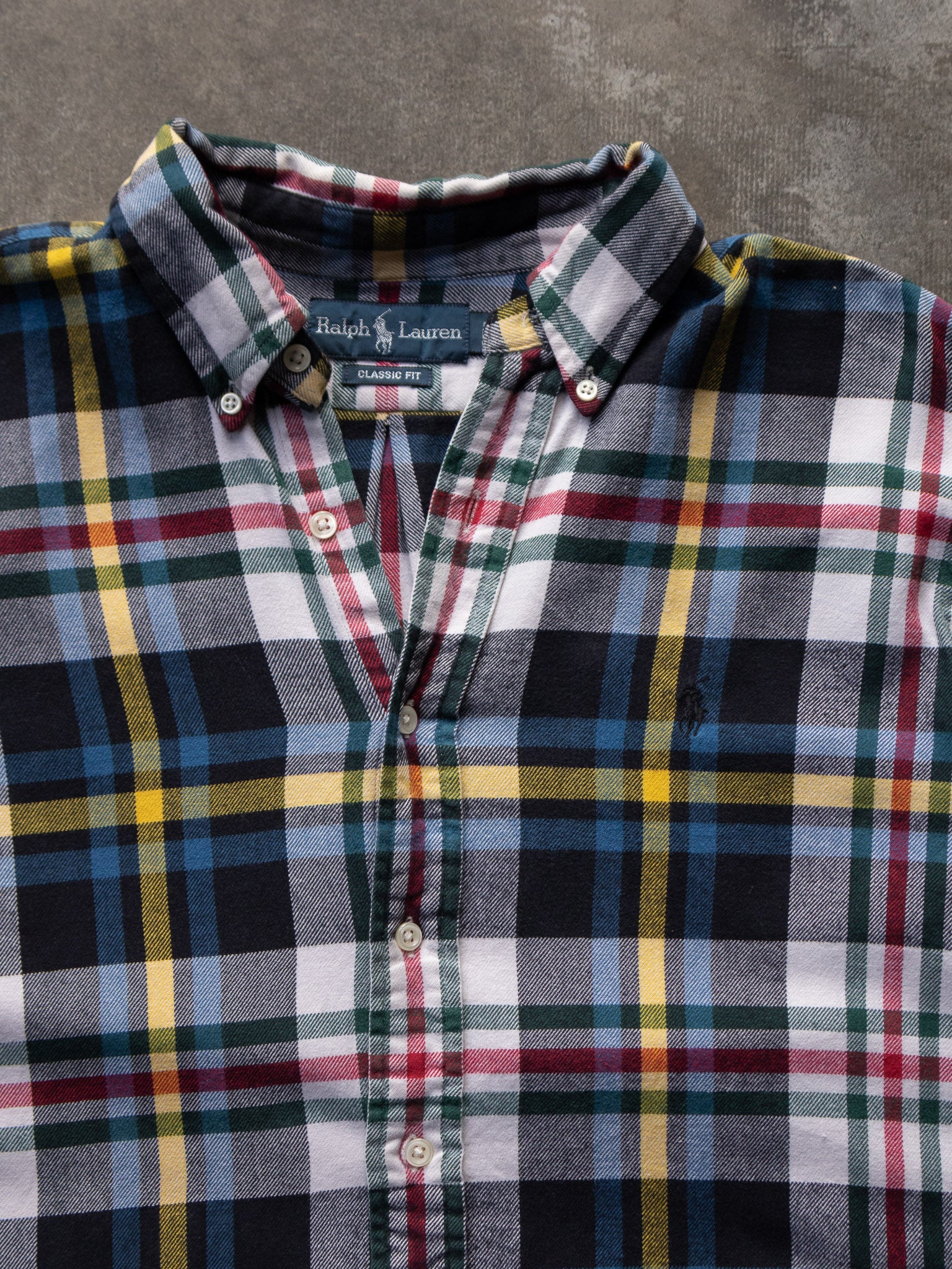 Vintage Ralph Lauren Plaid Flannel Shirt (L)
