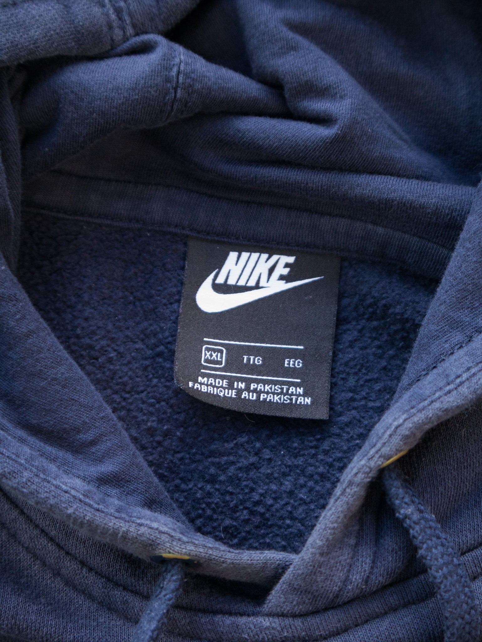 Vintage Navy Nike Hoodie (2XL)