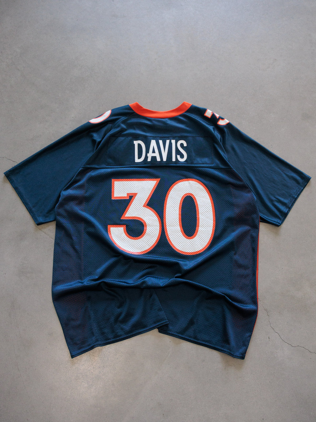 Vintage 90s Navy Denver Broncos Davis Jersey (XL)