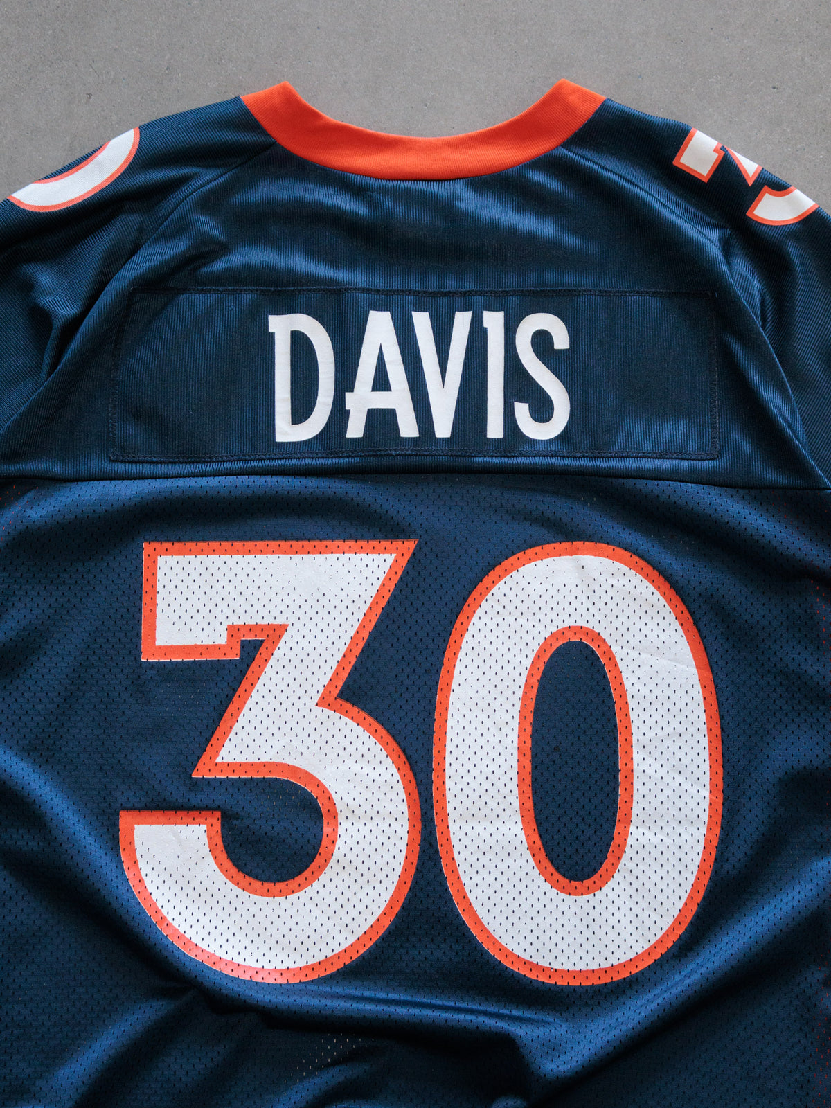 Vintage 90s Navy Denver Broncos Davis Jersey (XL)
