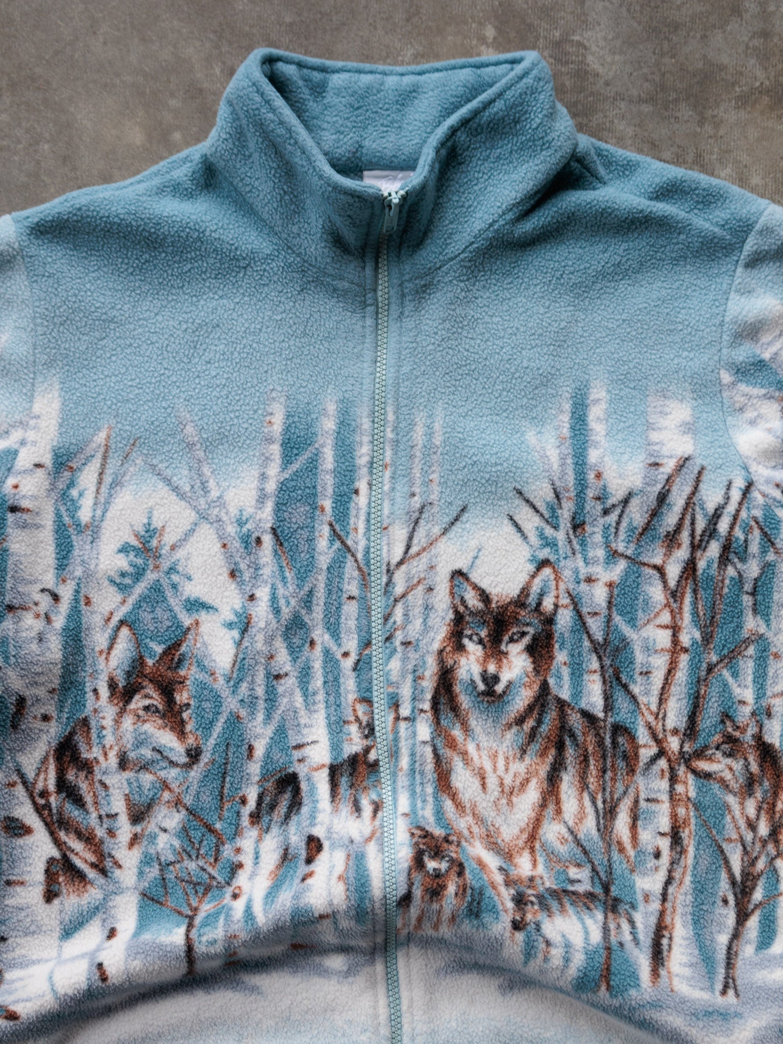 Vintage Blue Blair Wolf Fleece Jacket (XL)