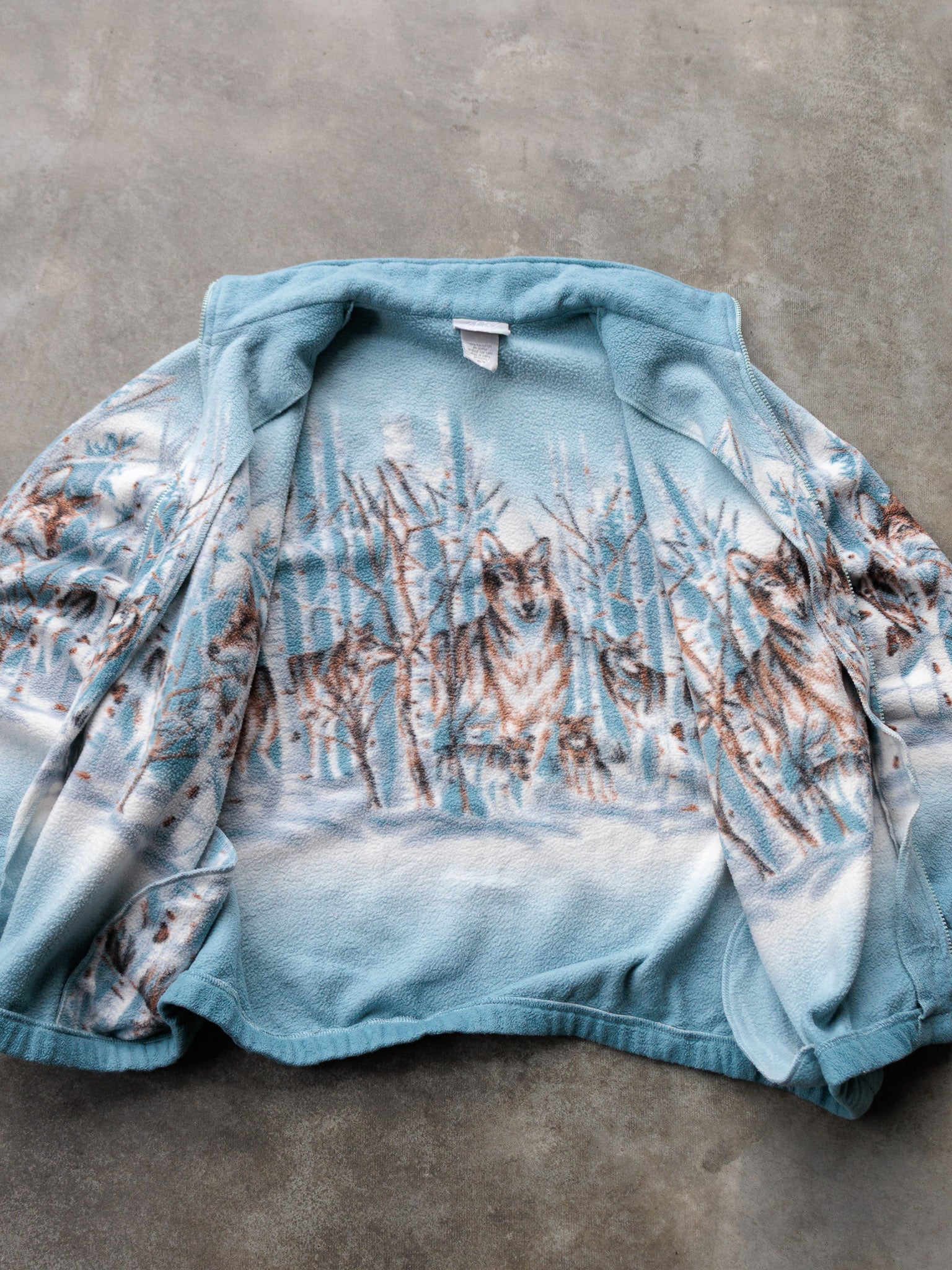 Vintage Blue Blair Wolf Fleece Jacket (XL)