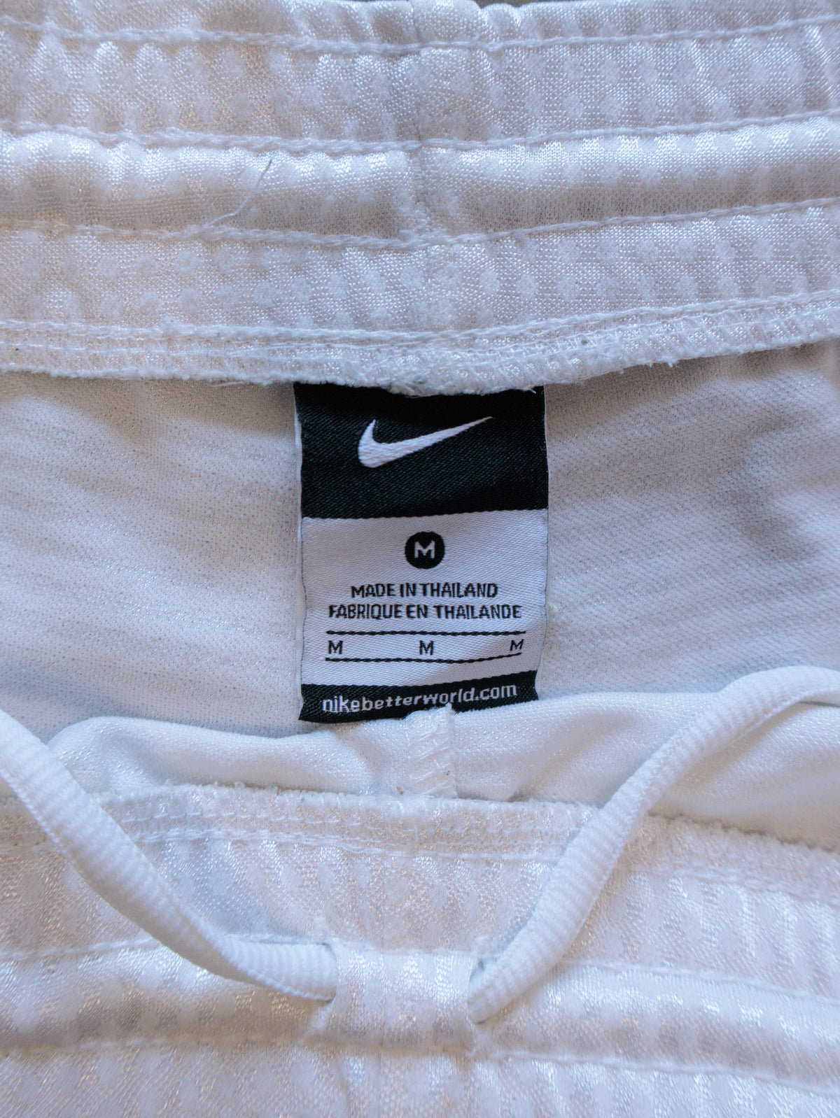 Vintage 00s White Nike Shorts (M)