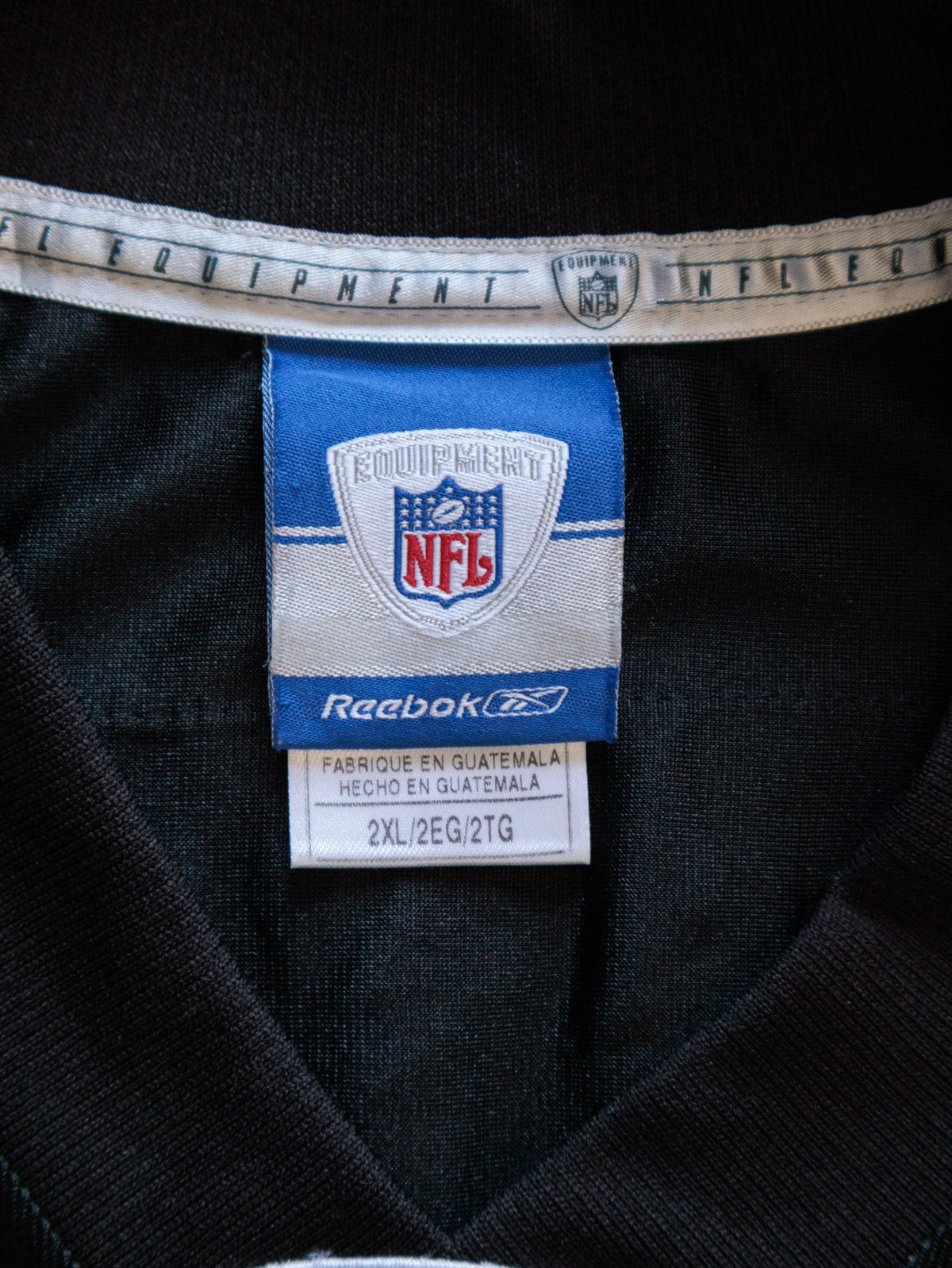 Vintage 00s Black Reebok Pittsburgh Steelers Roethlisberger Jersey (2XL)