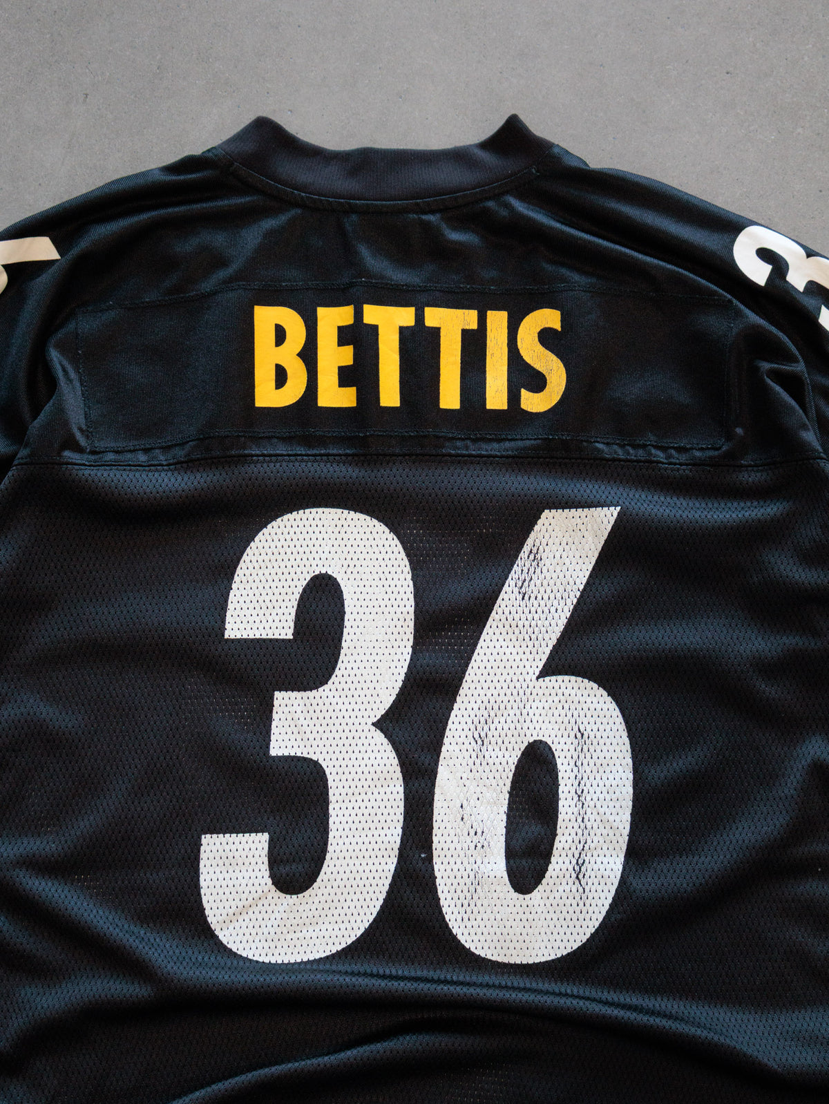 Vintage 00s Black Reebok Pittsburgh Steelers Bettis Jersey (2XL)
