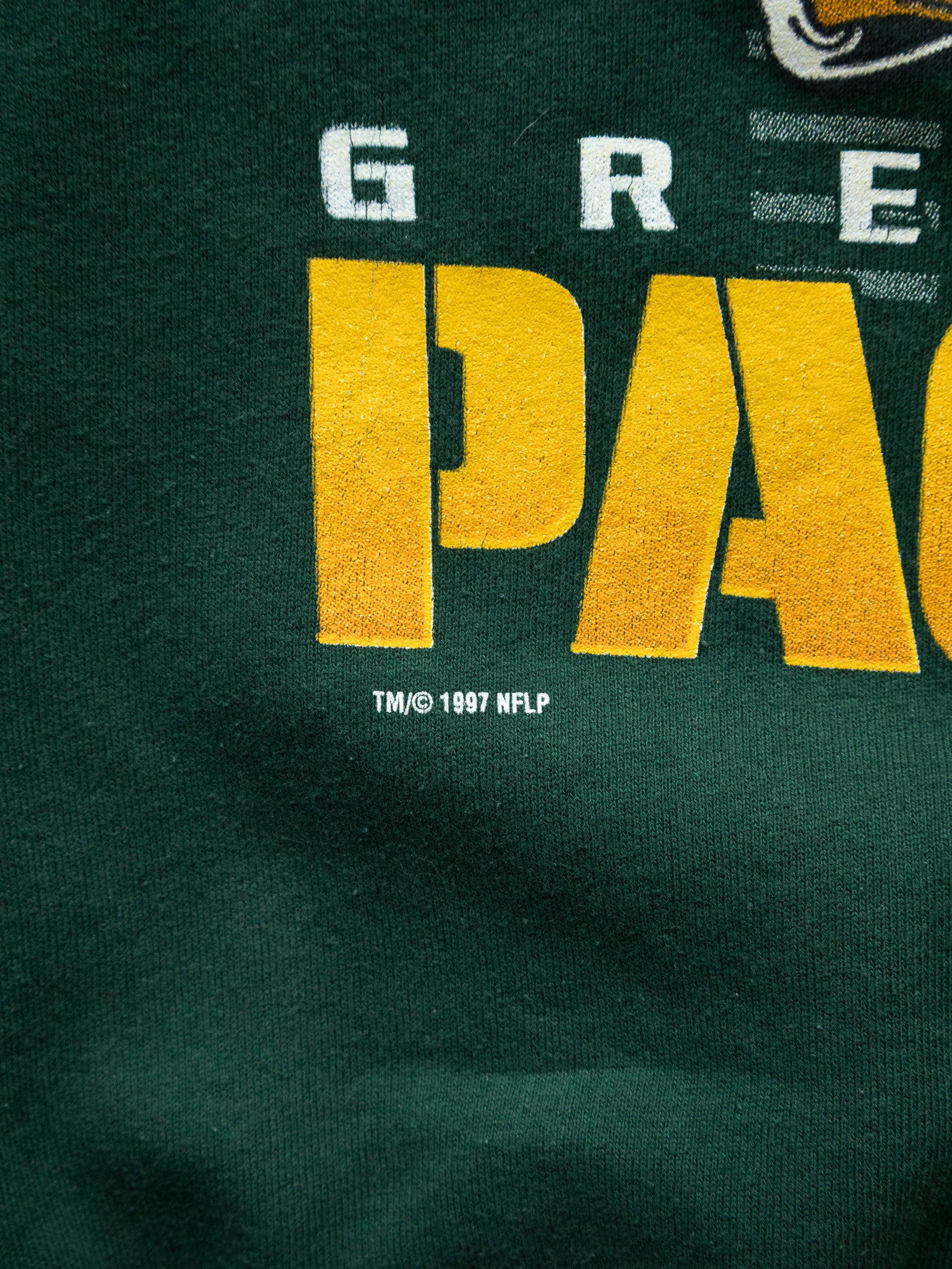 Vintage 1997 Green Bay Packers Super Bowl Champs Sweatshirt (2XL)