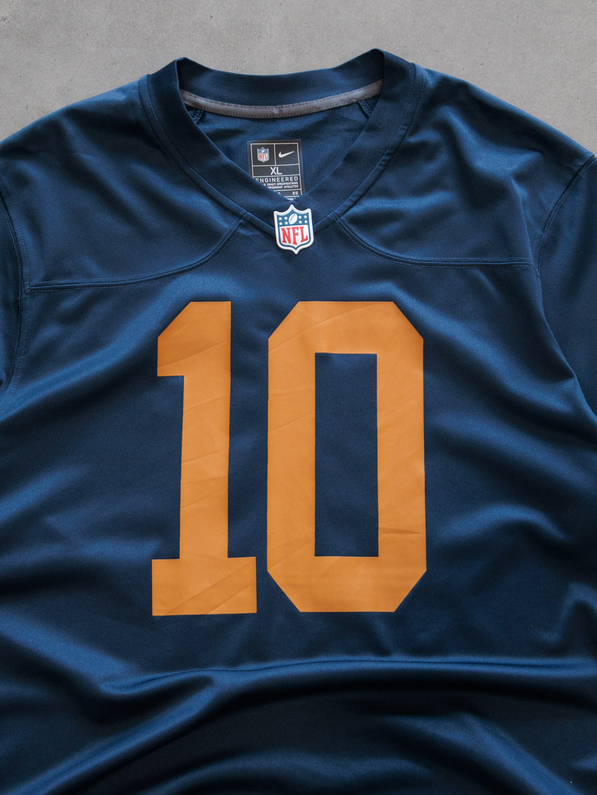 Vintage Navy Nike Chicago Bears Love Jersey (XL)