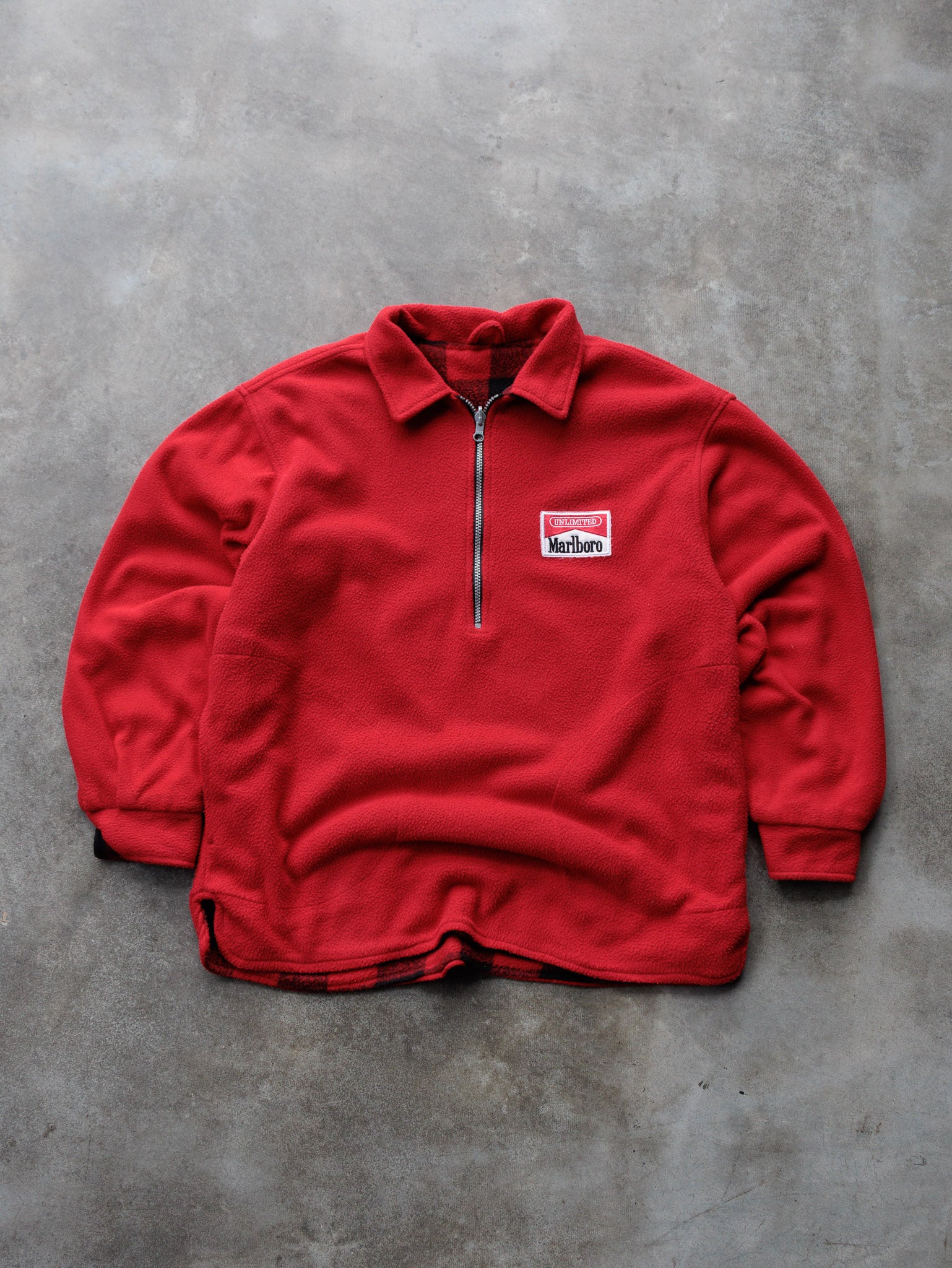 Vintage Red Marlboro Unlimited Fleece Sweatshirt (-)