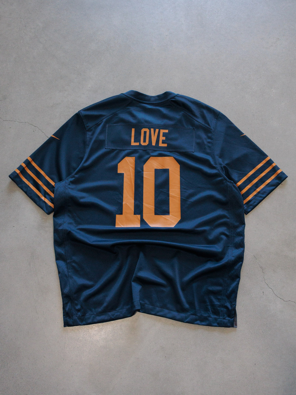 Vintage Navy Nike Chicago Bears Love Jersey (XL)