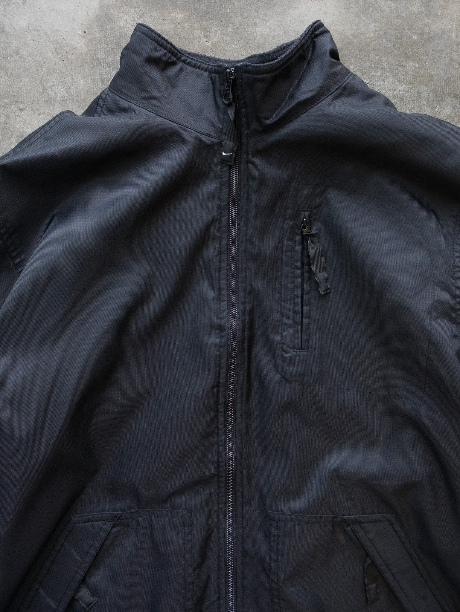 Vintage 00s Black Nike Zip Jacket (S)